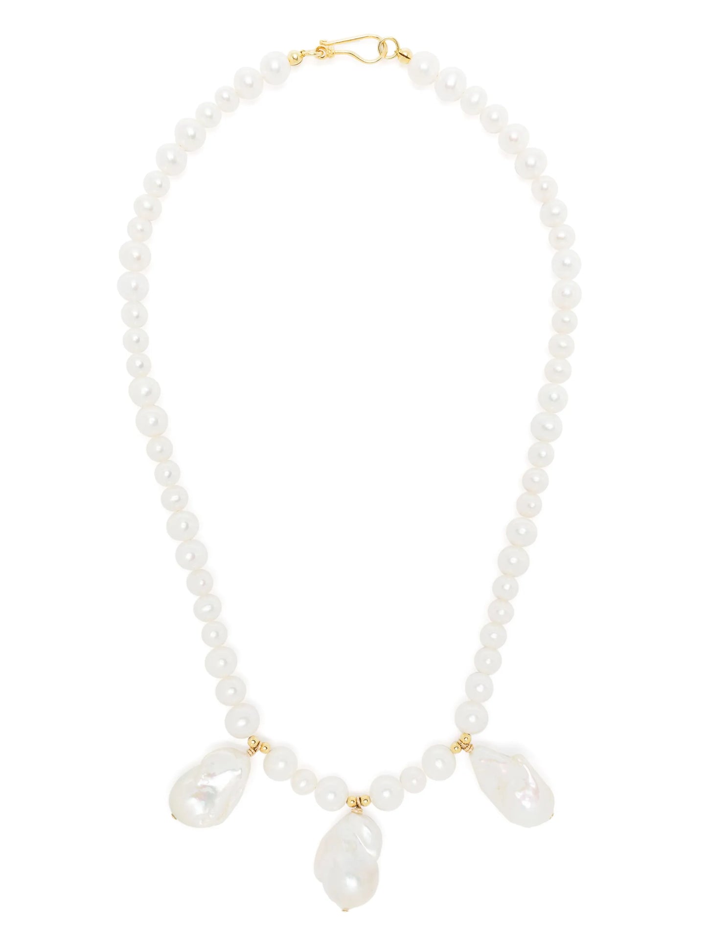 Fireball pearl necklace