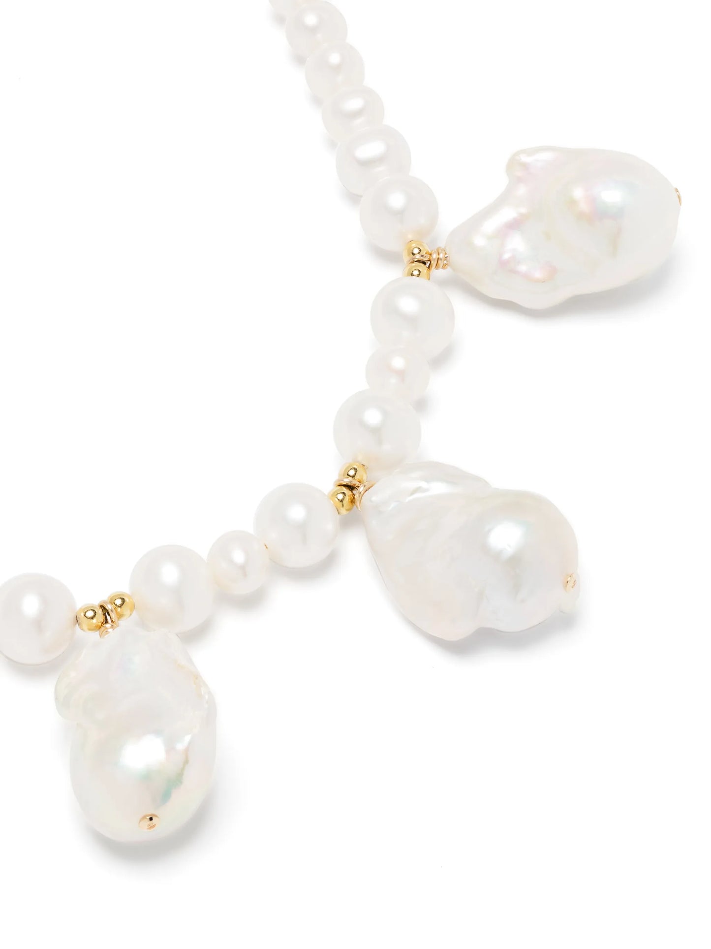 Fireball pearl necklace