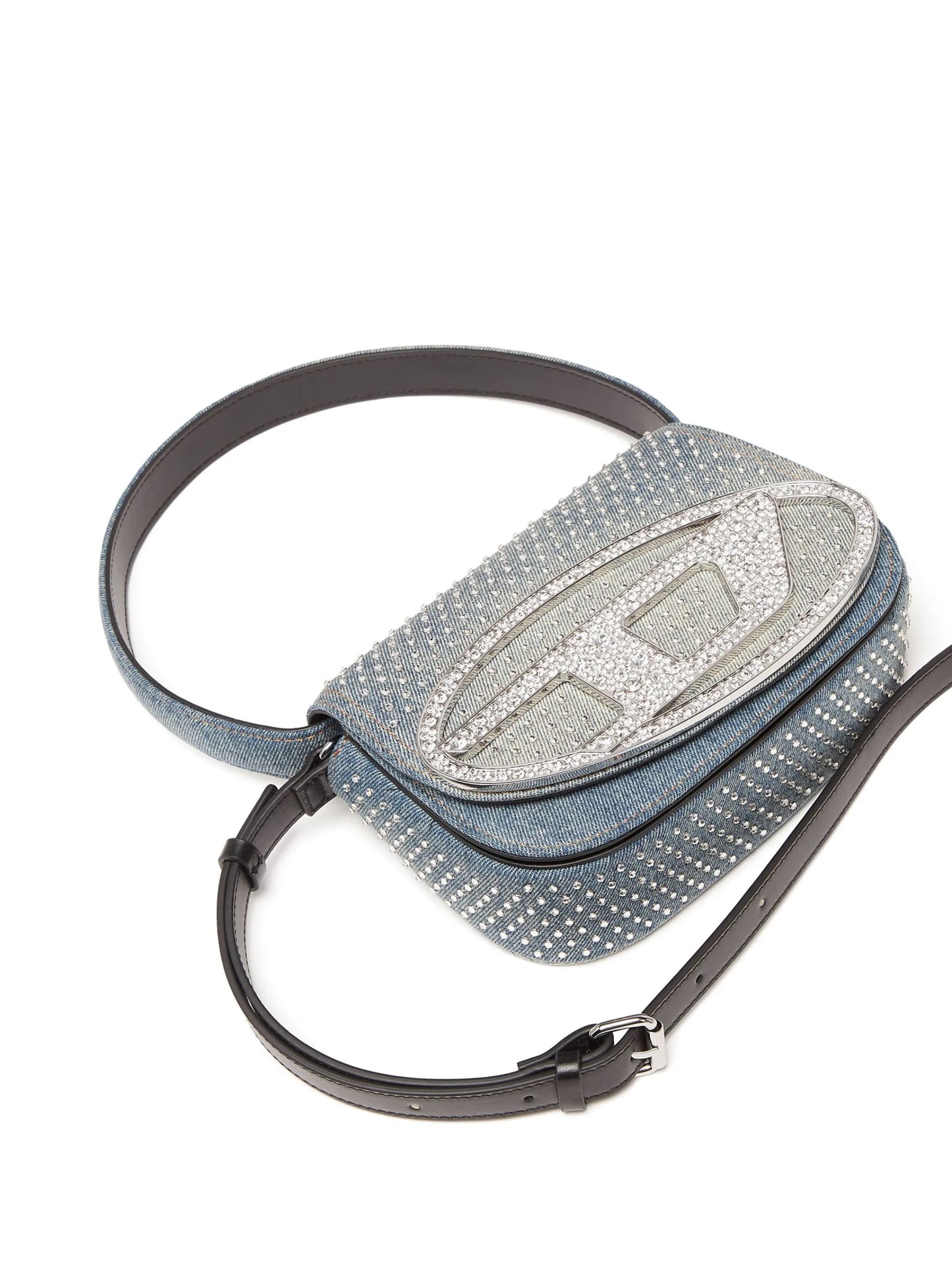 1DR denim shoulder bag