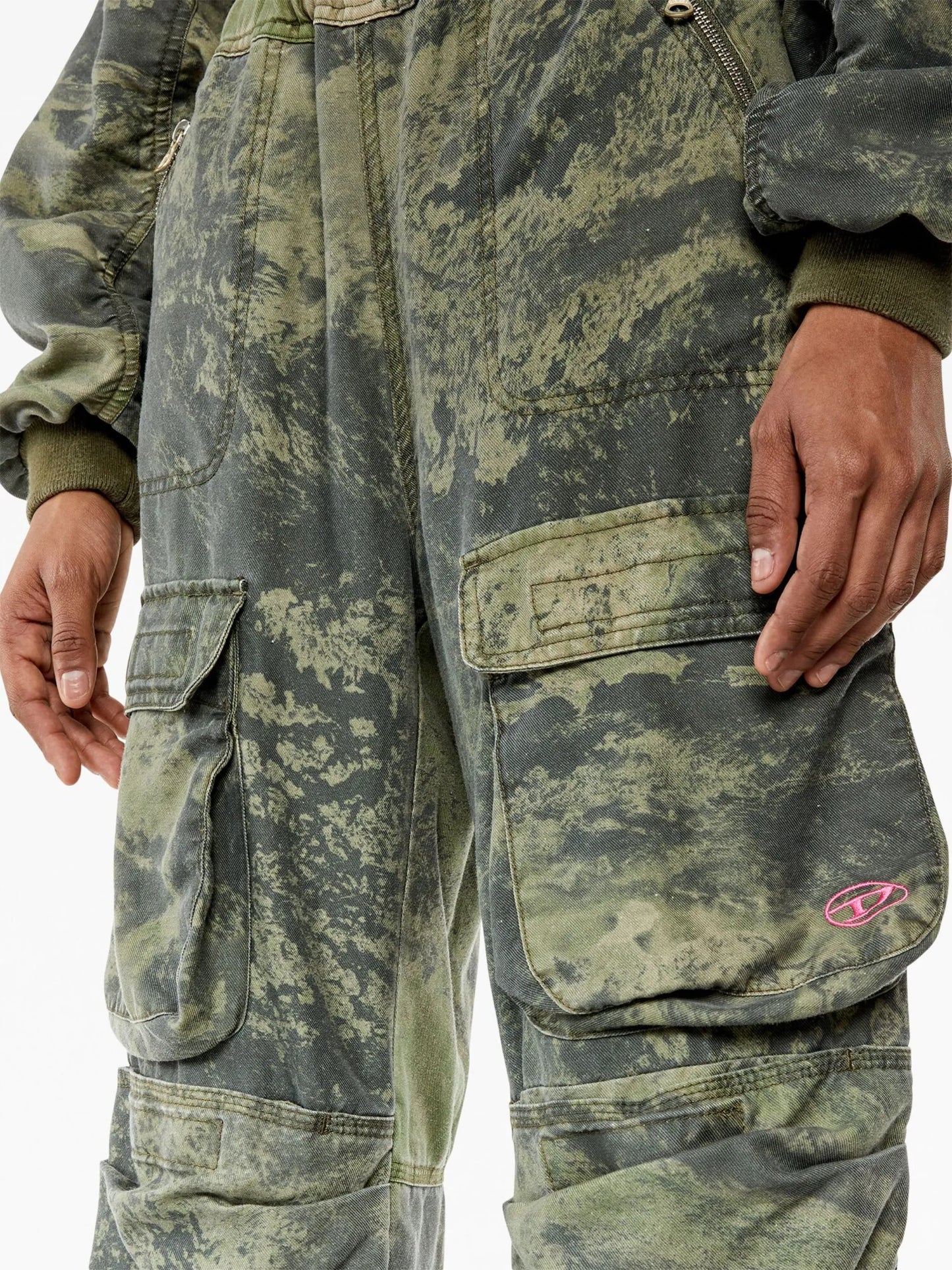 P-Mirt-Cmf washed cargo trousers