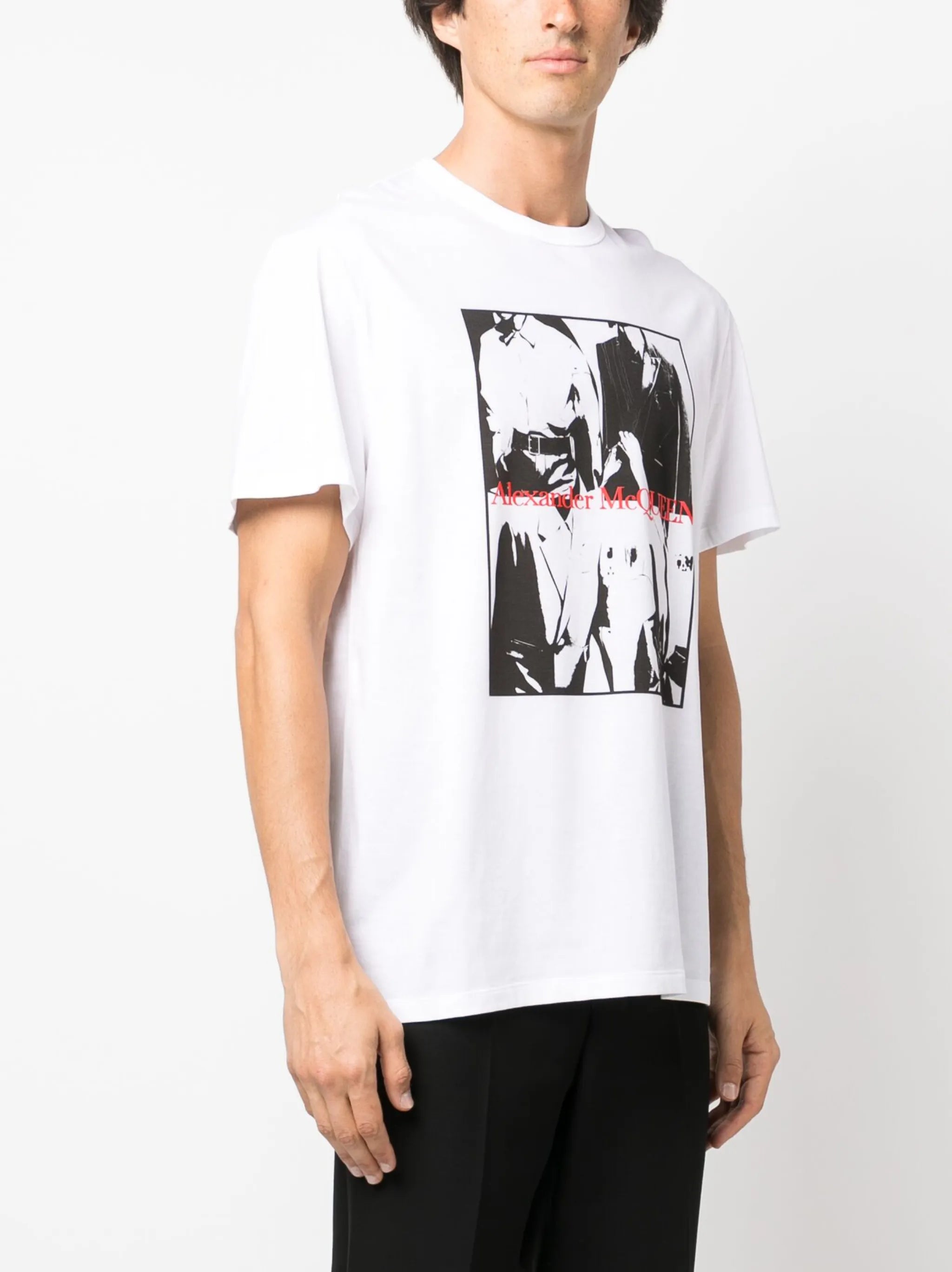 photograph-print cotton T-shirt