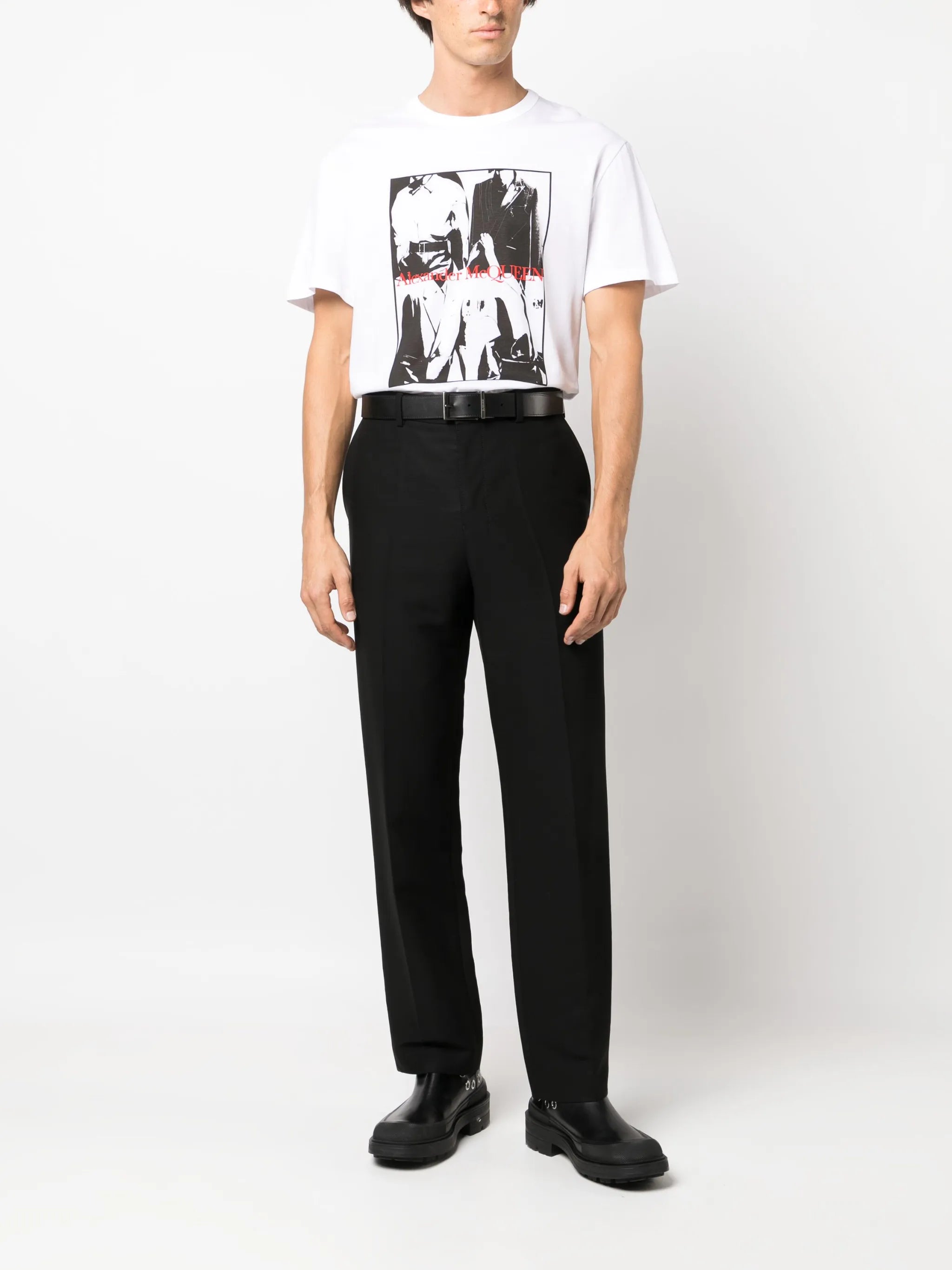photograph-print cotton T-shirt
