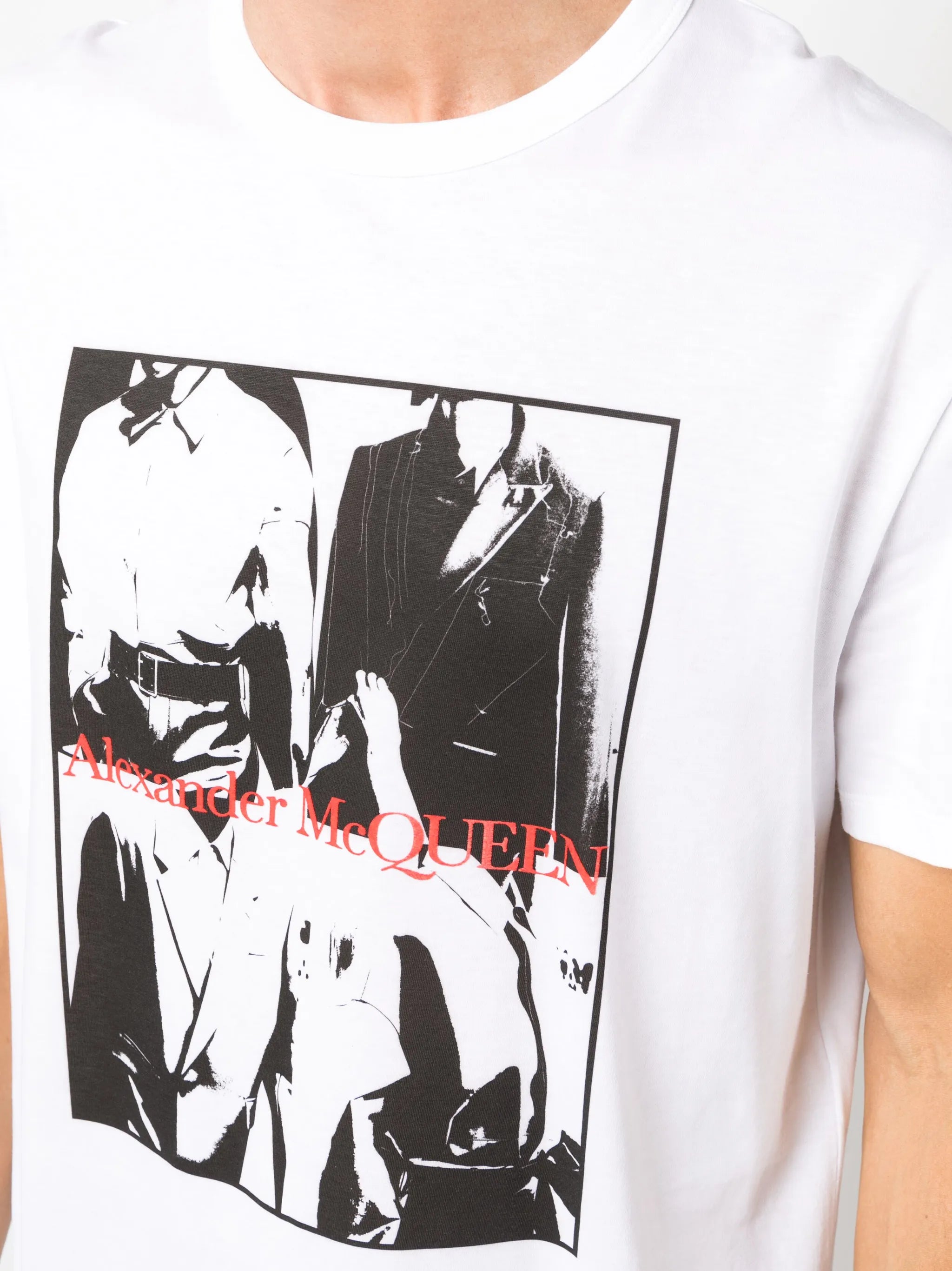 photograph-print cotton T-shirt