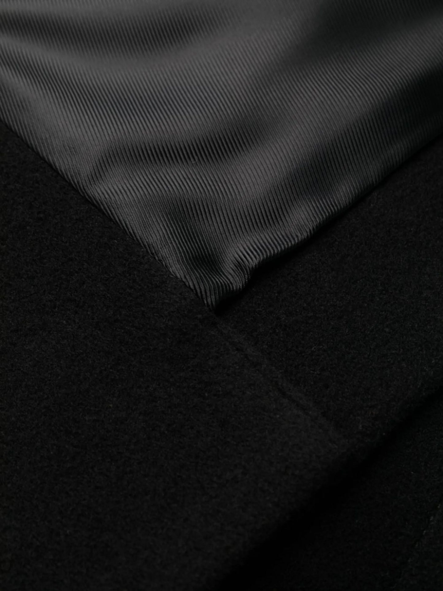 double-breasted tailored coat