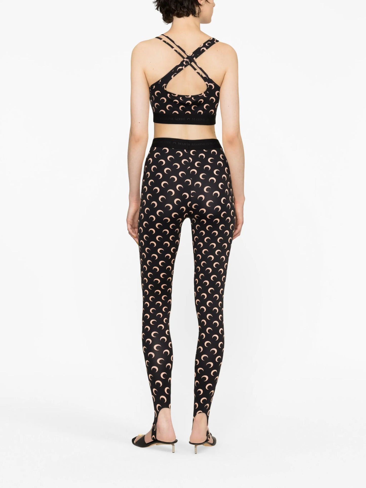 Fuseaux Moon printed leggings