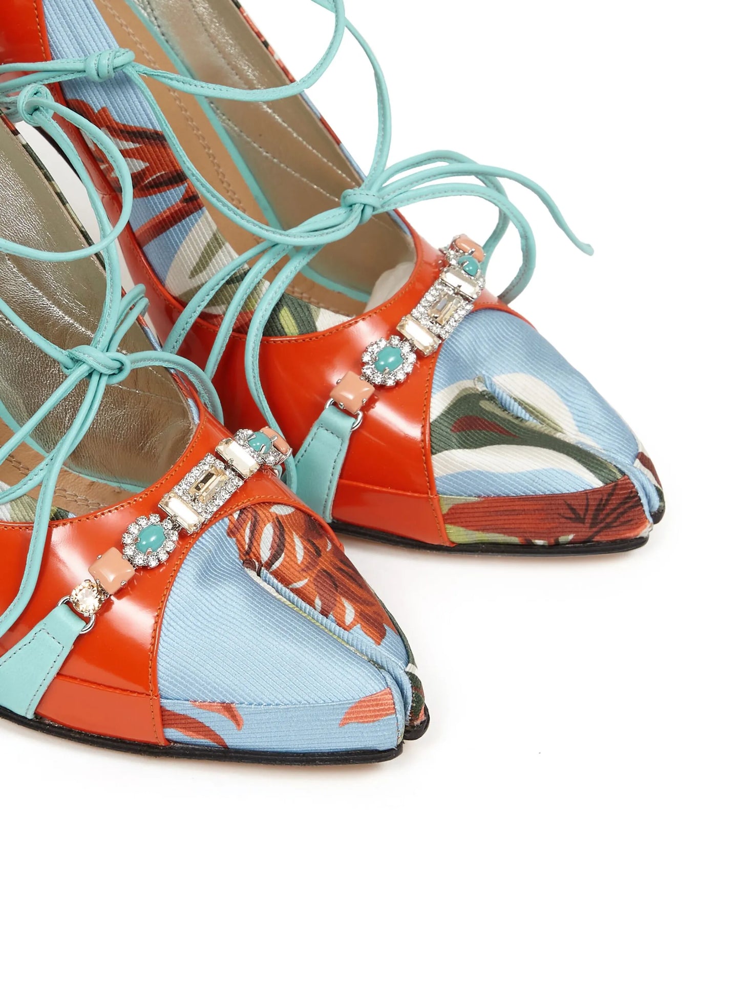 Tabi Monster panelled pumps