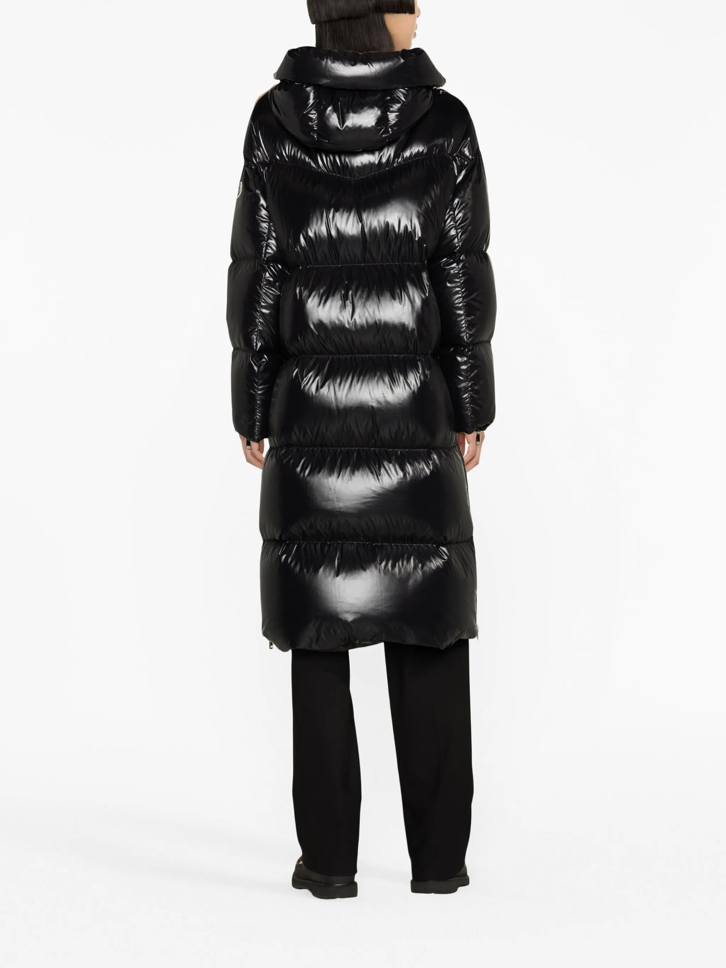 long down hooded jacket