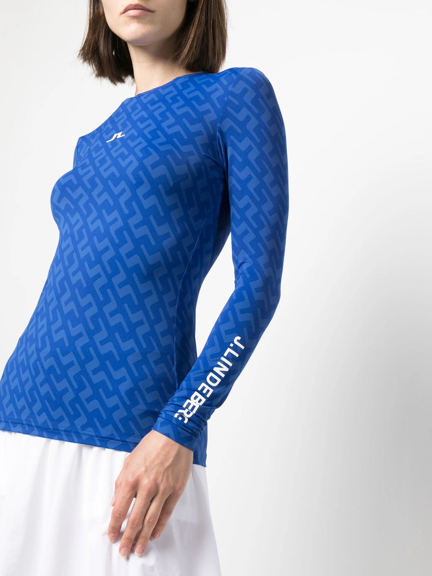 logo-print compression top