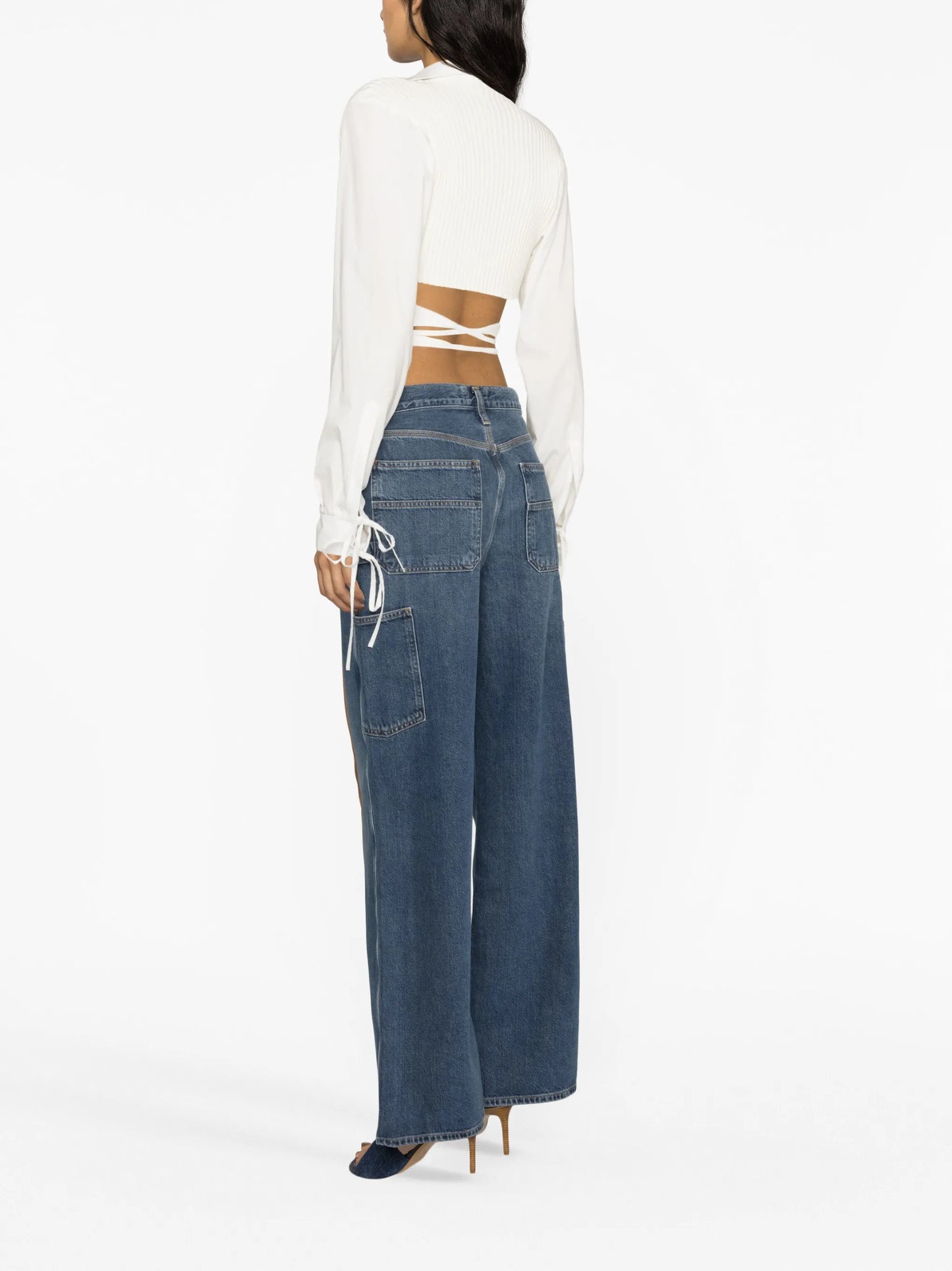 wide-leg jeans