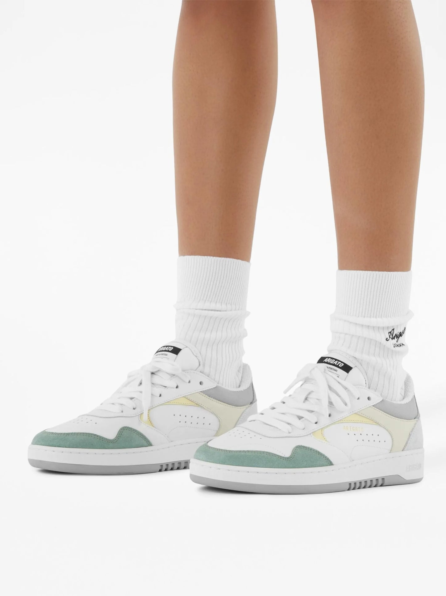 Arlo panelled low-top sneakers