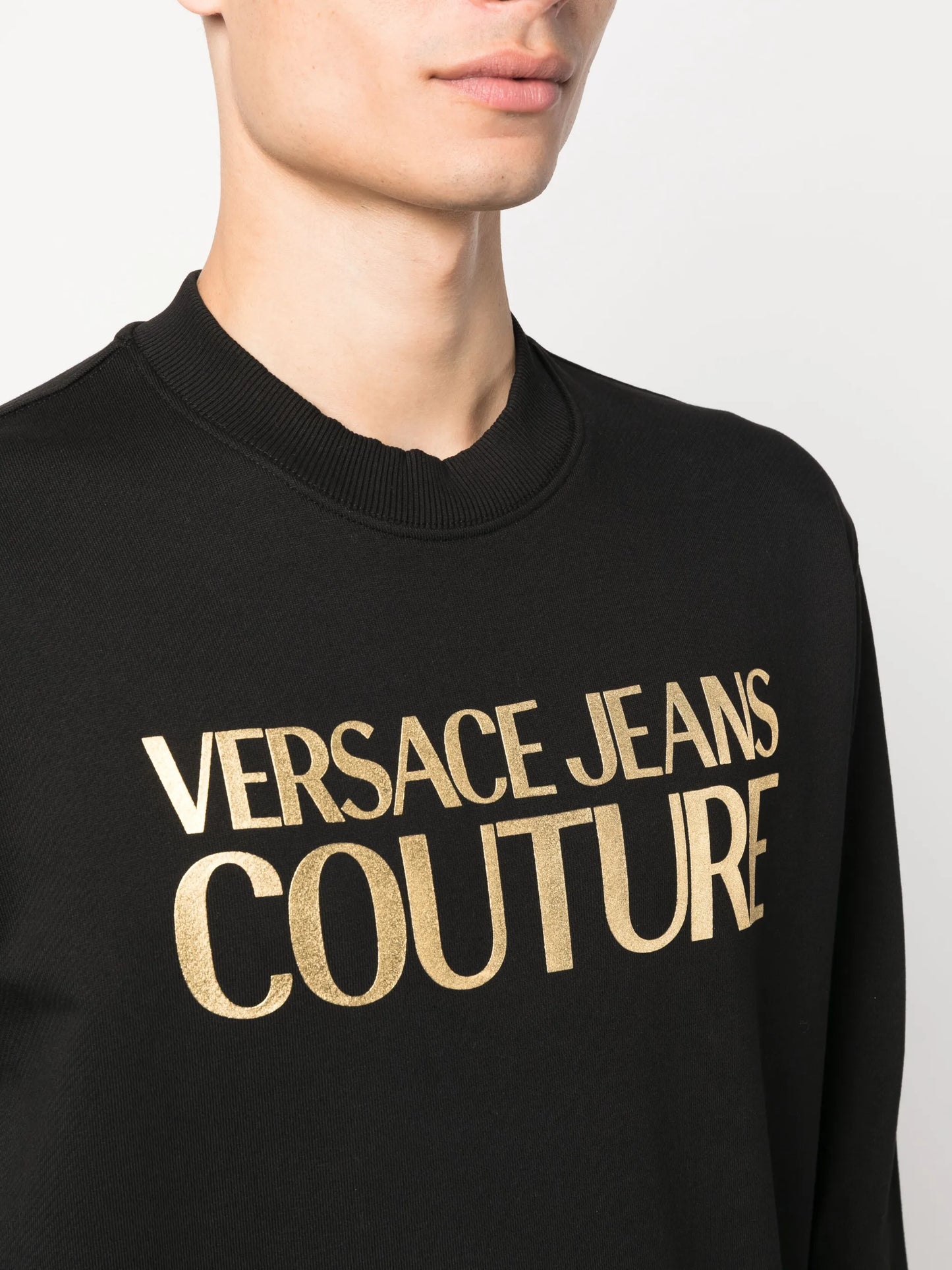 logo-print cotton sweatshirt