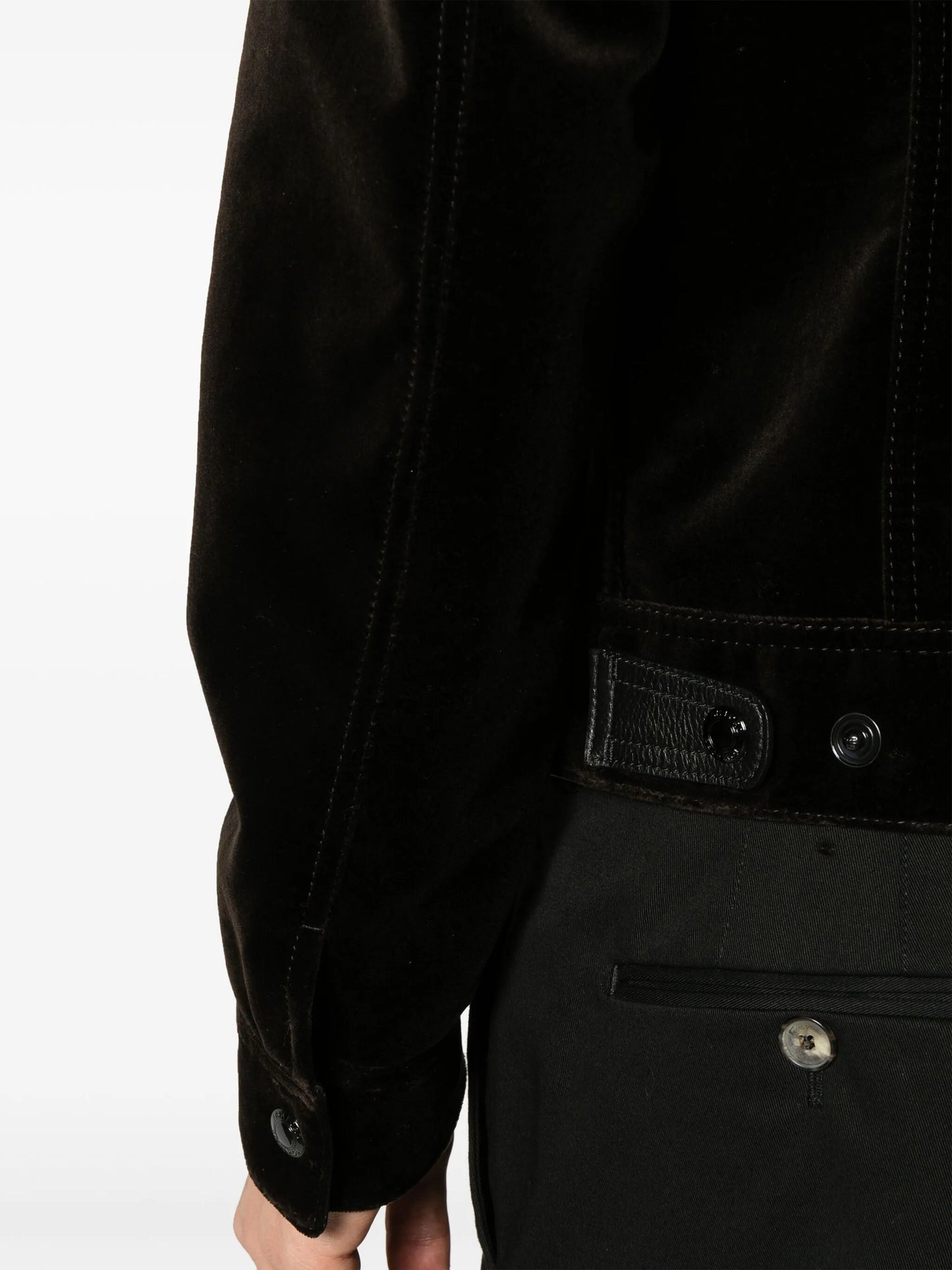 classic-collar cotton jacket