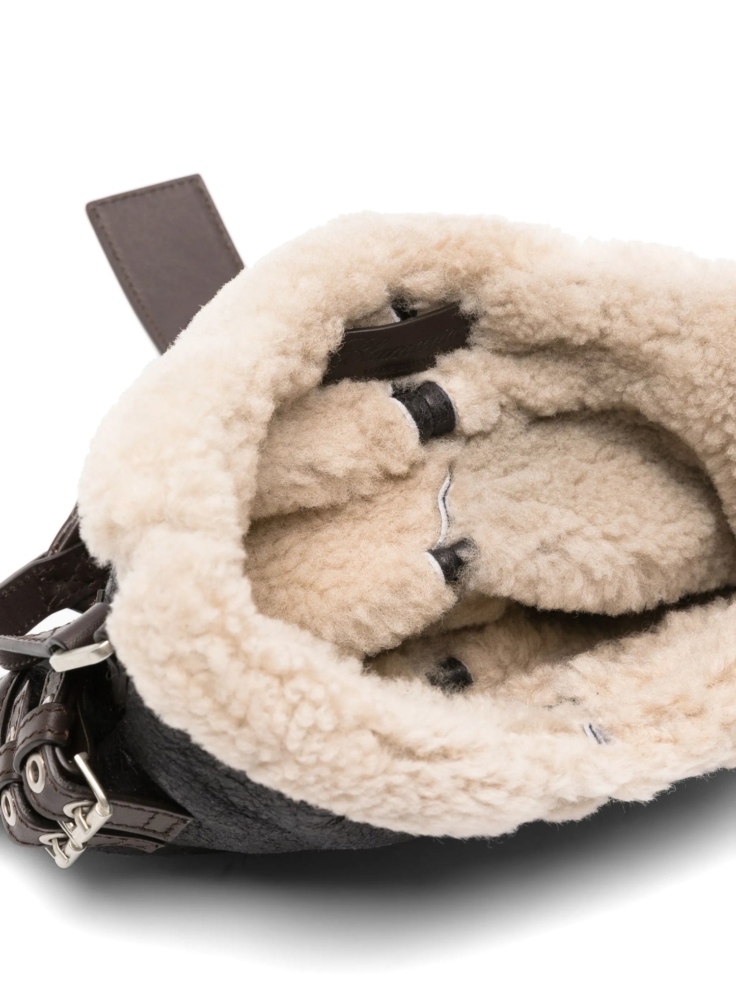 medium Butterfly shearling shoulder bag