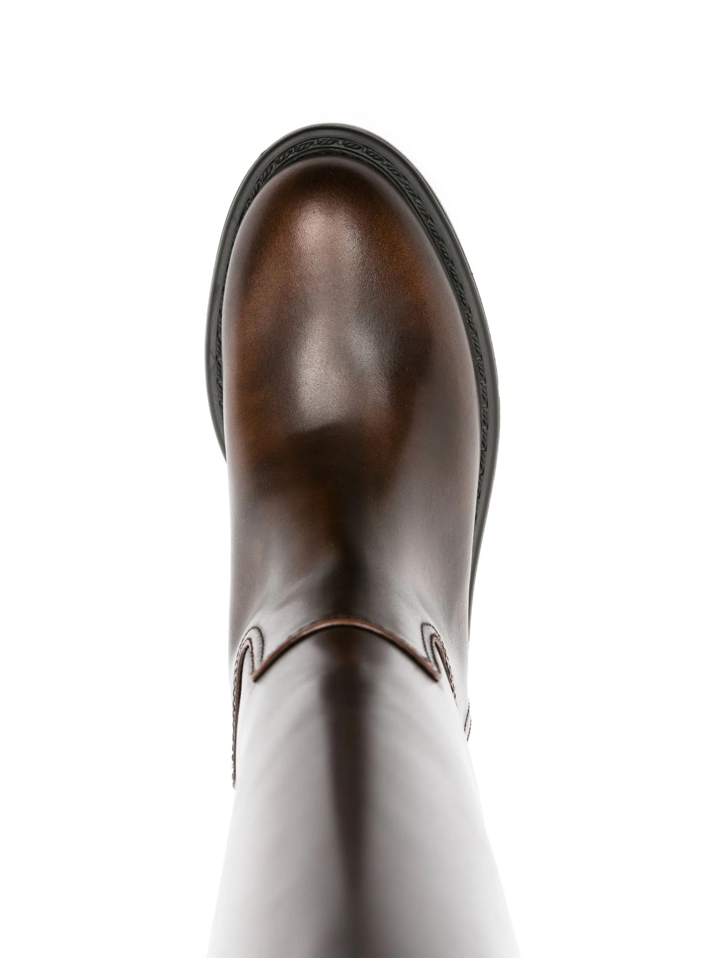 Fumé knee-high leather boots