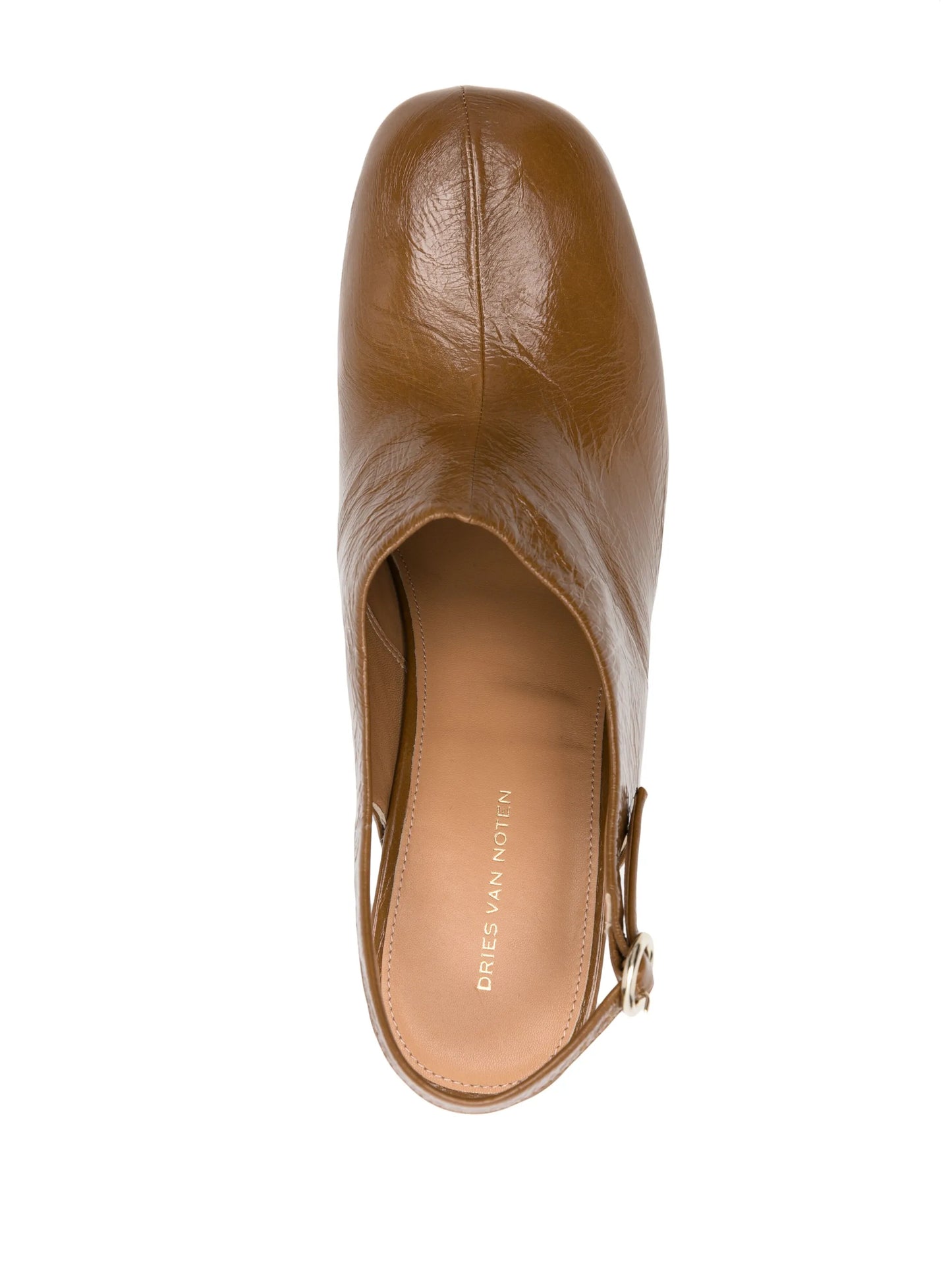 platform slingback leather pump