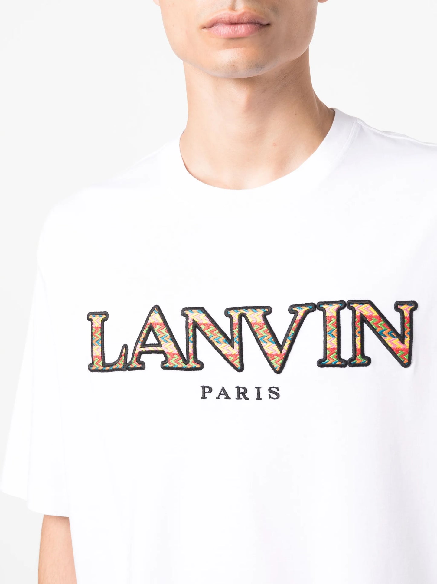 logo-embroidered short-sleeve T-shirt