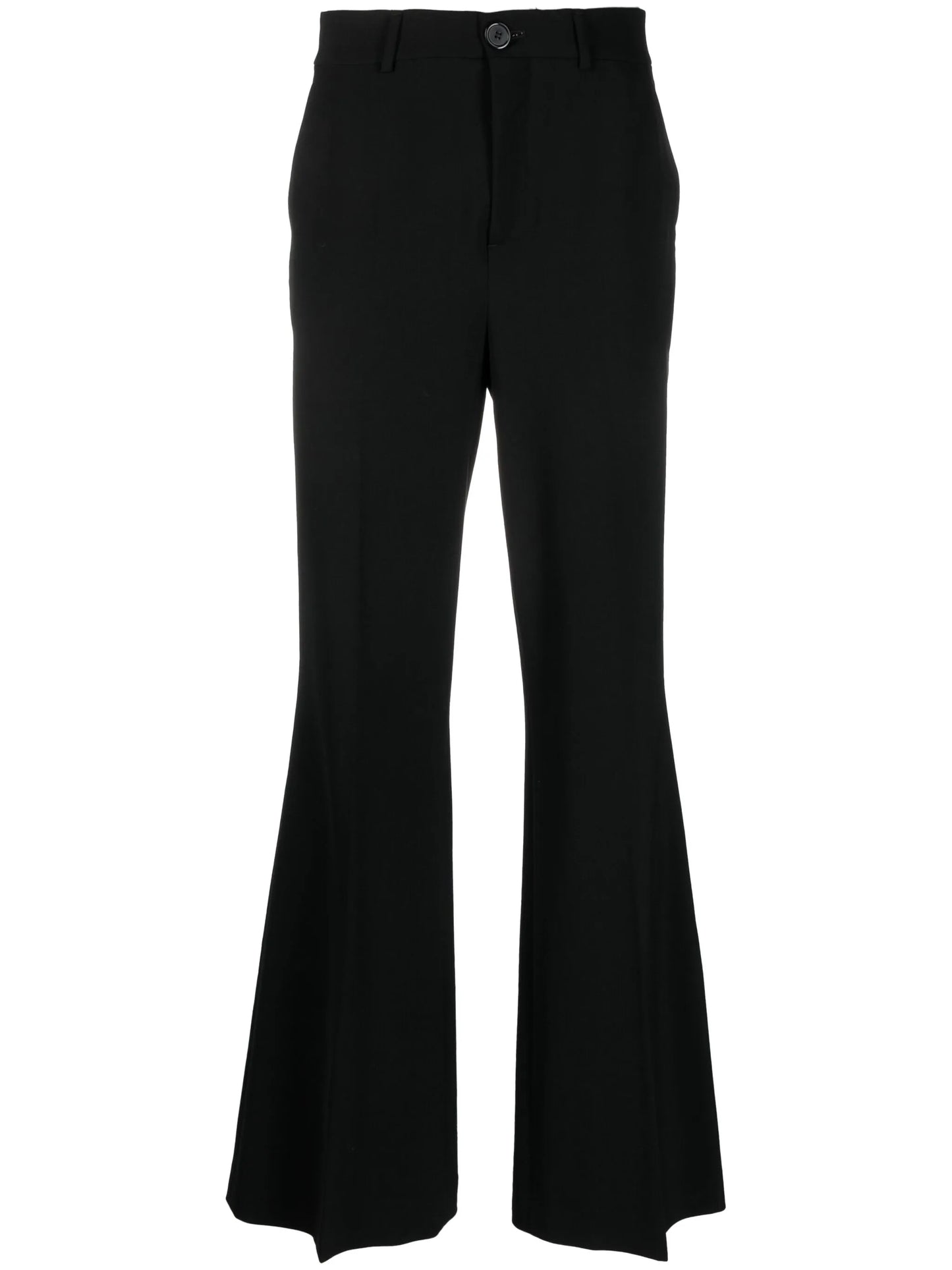 flared tailored trousers