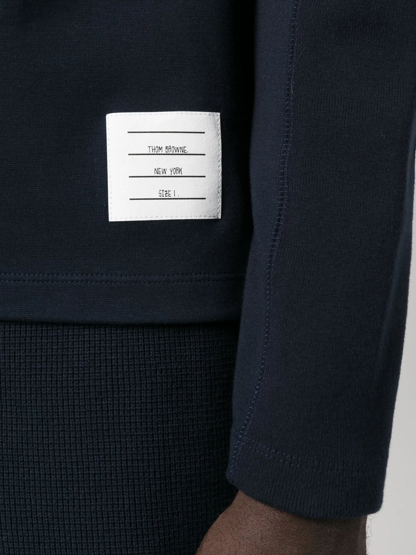 milano cotton 4-Bar long-sleeve tee