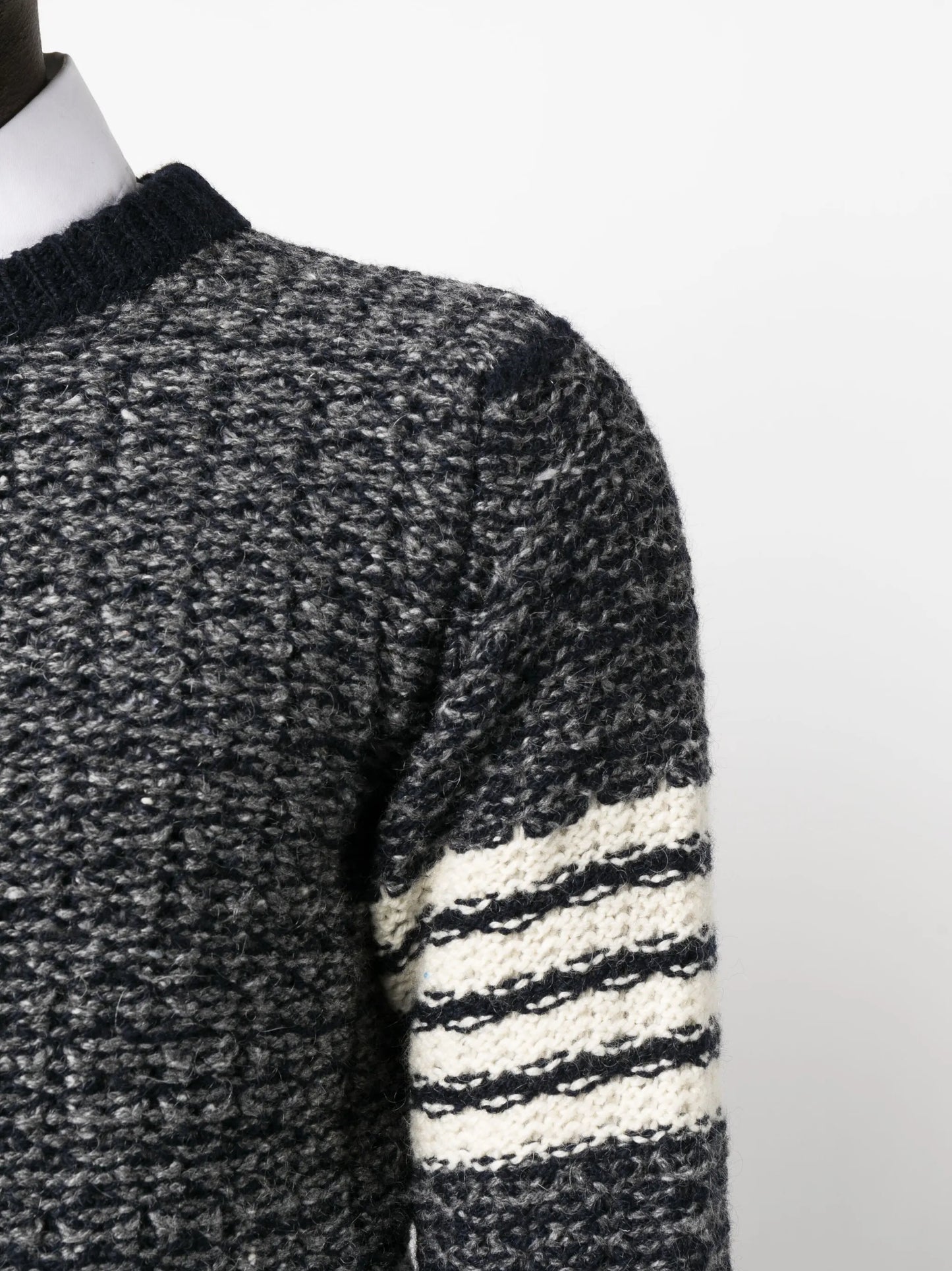 4-Bar mélange-effect jumper
