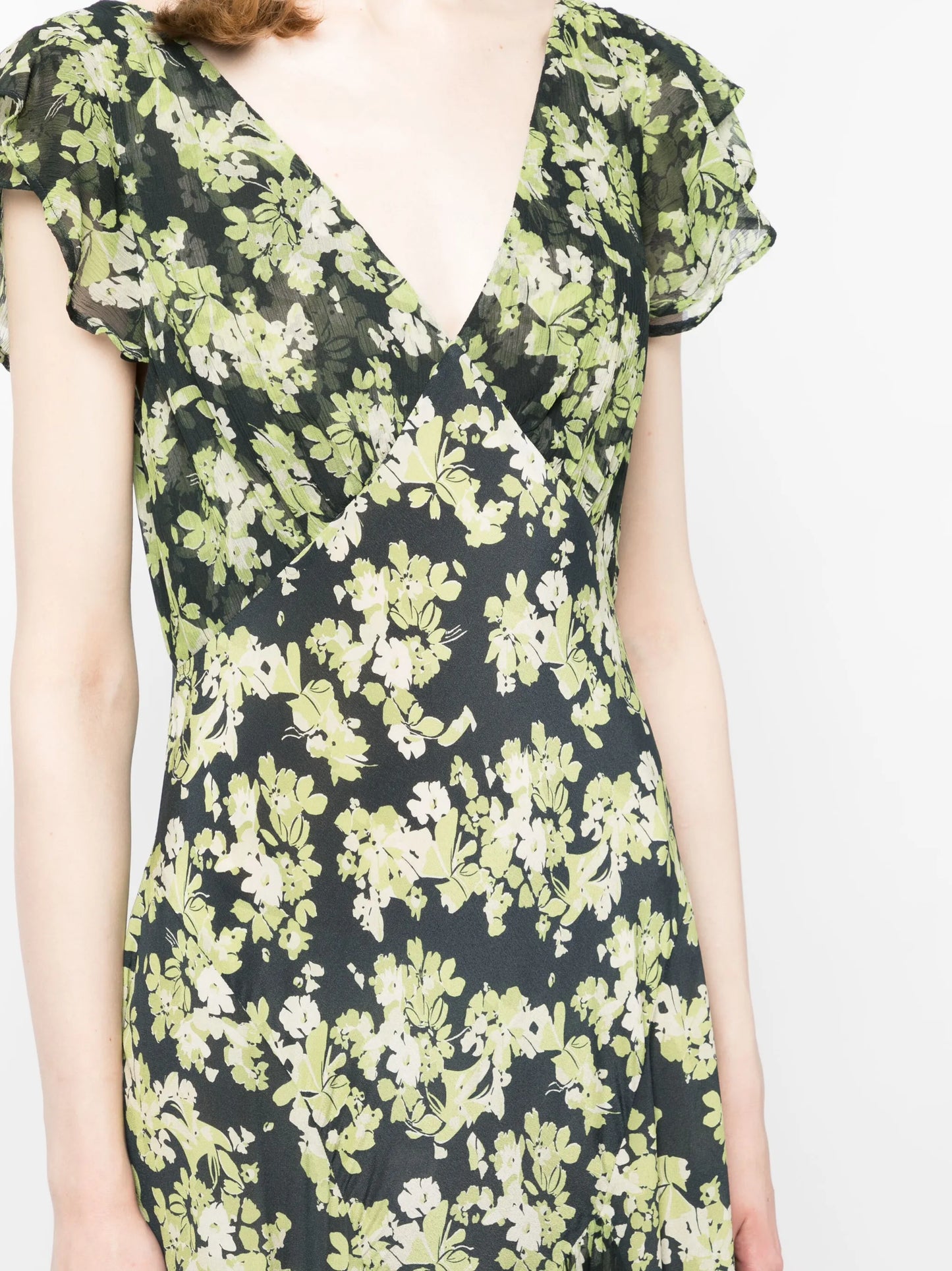 Cinzia floral-print midi dress