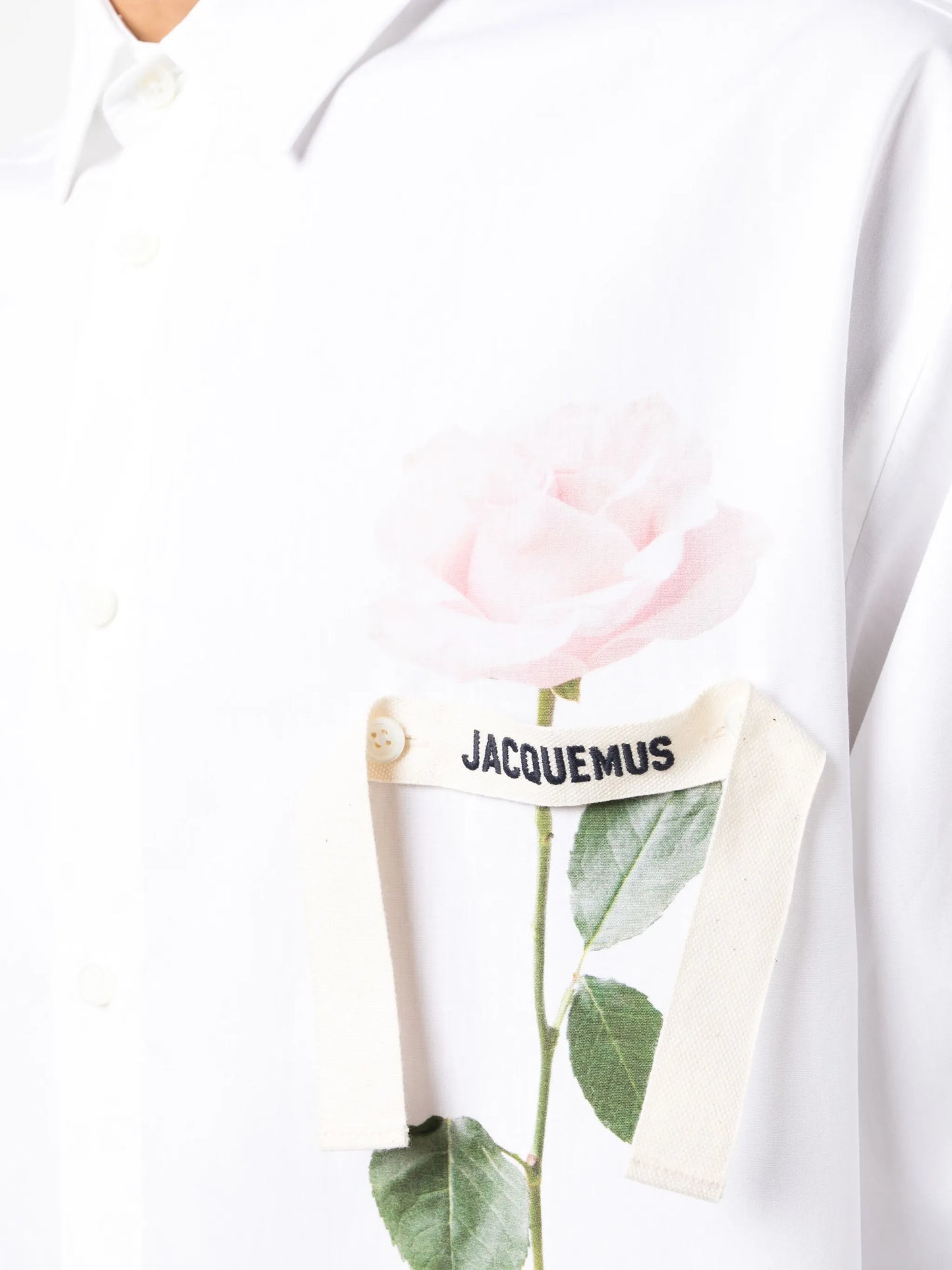 La Chemise Baou rose-print shirt