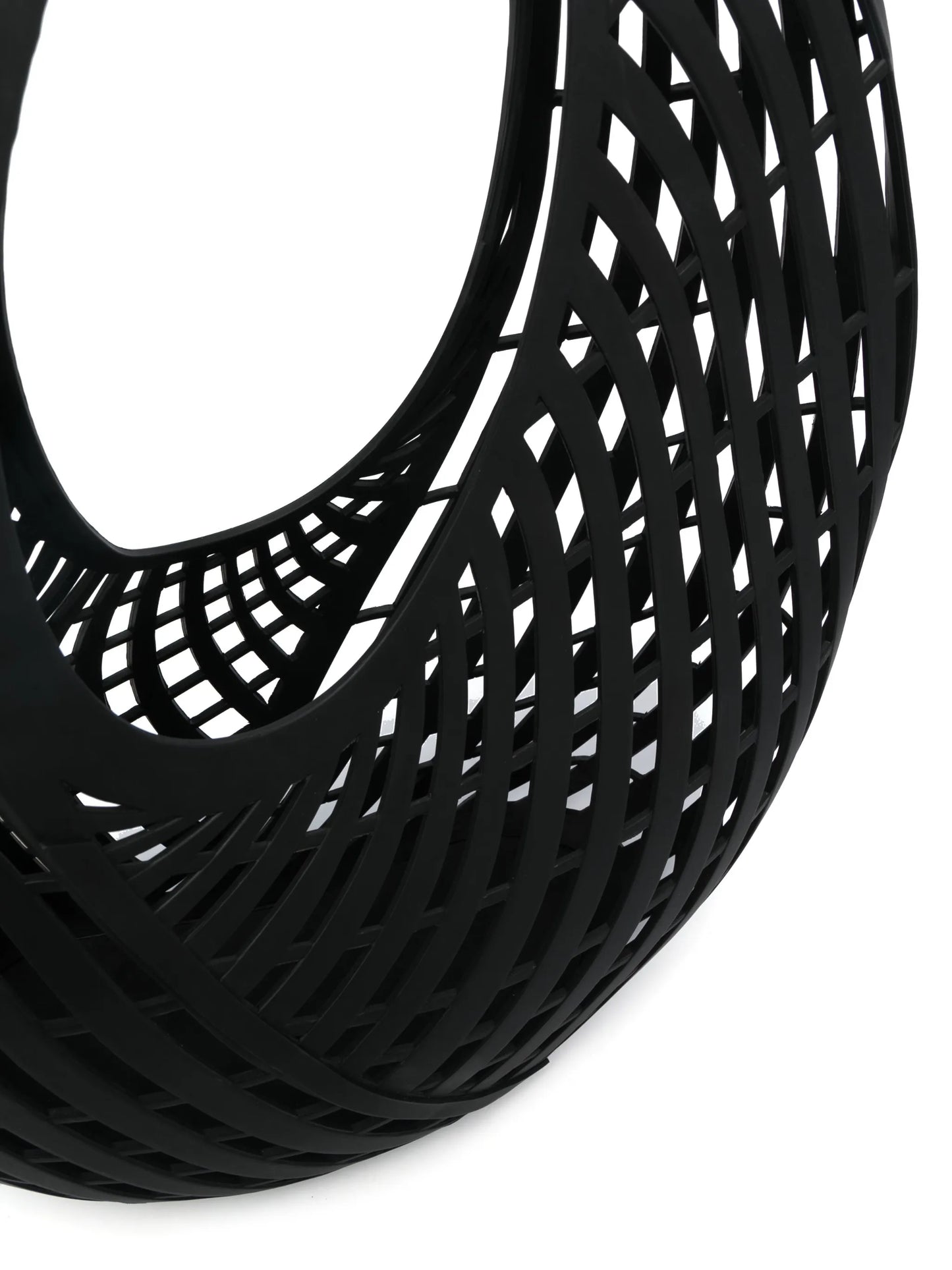 cut-out spiral tote bag