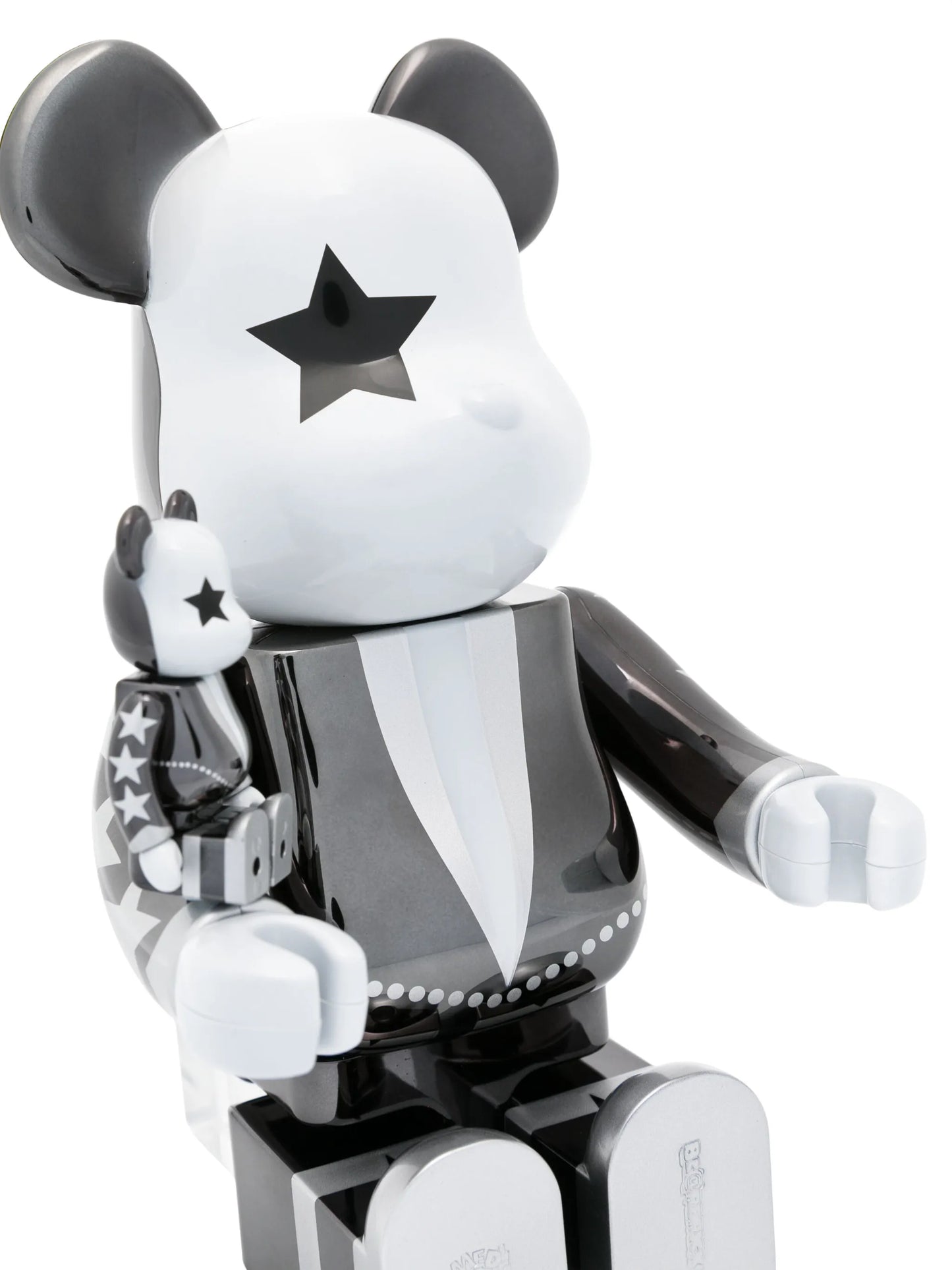 x KISS Starchild BE@RBRICK 100% and 400% figure
