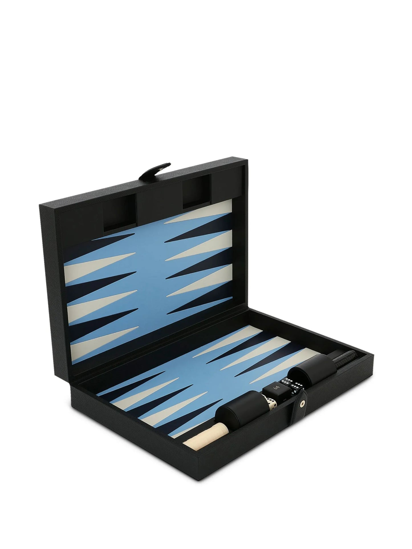 Panama leather backgammon case