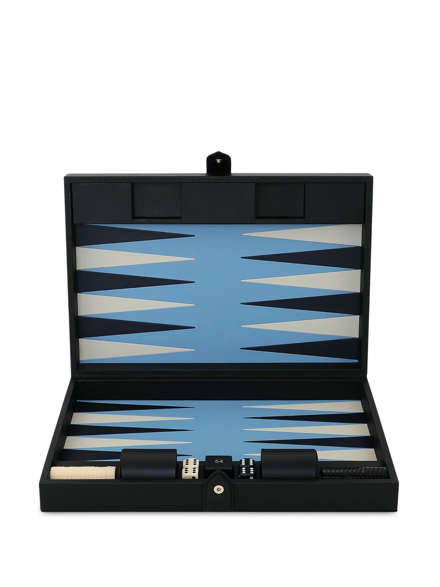 Panama leather backgammon case