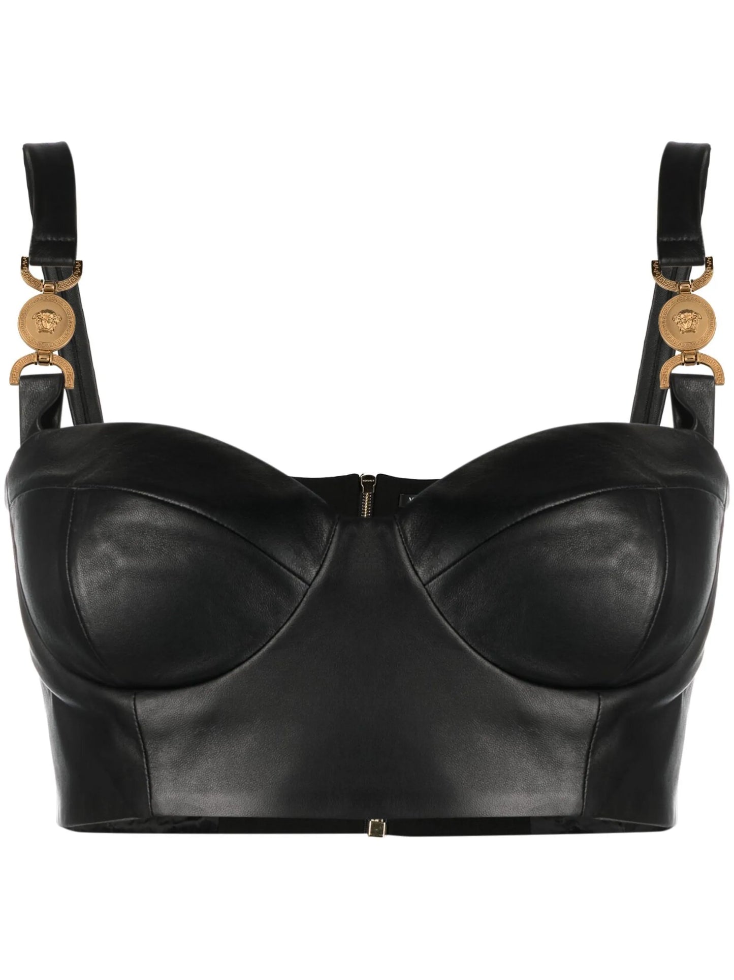 Medusa '95 leather bustier top