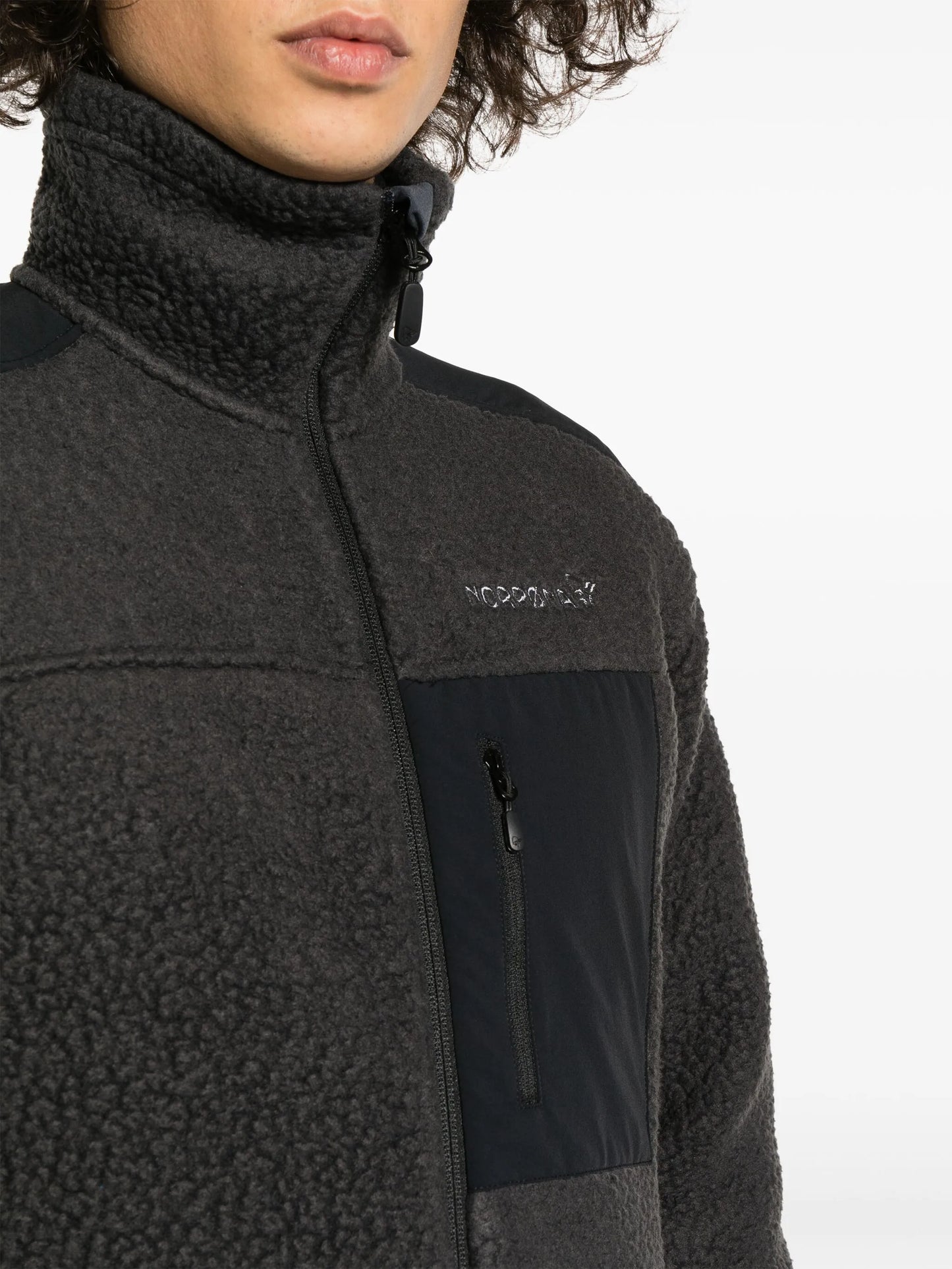 Trollveggen Thermal Pro fleece-texture jacket