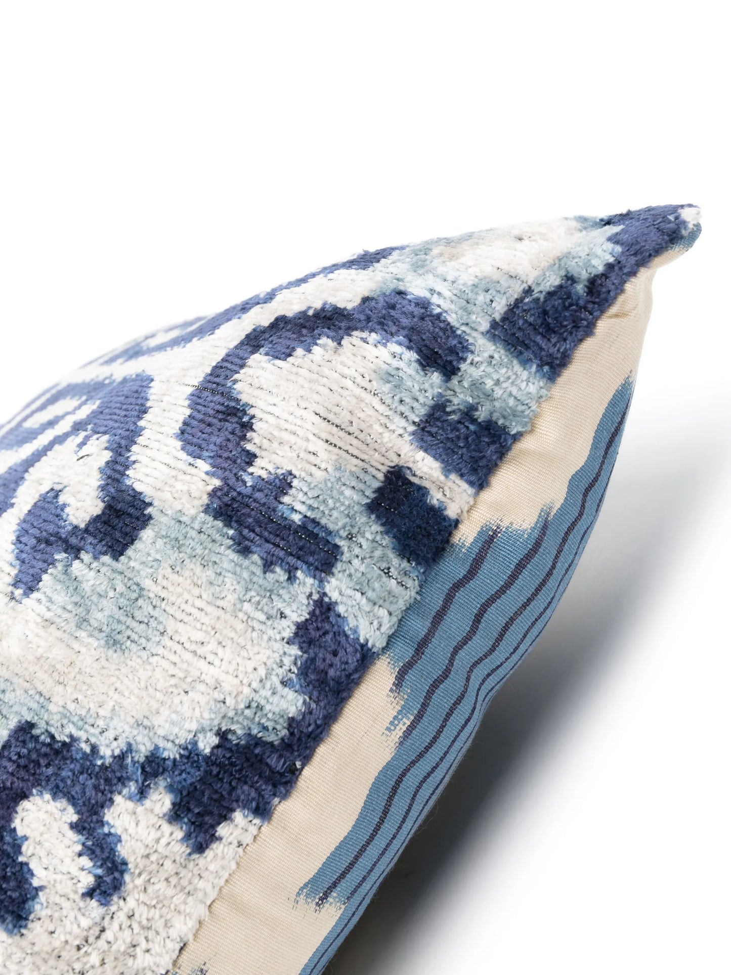 jacquard silk velvet cushion
