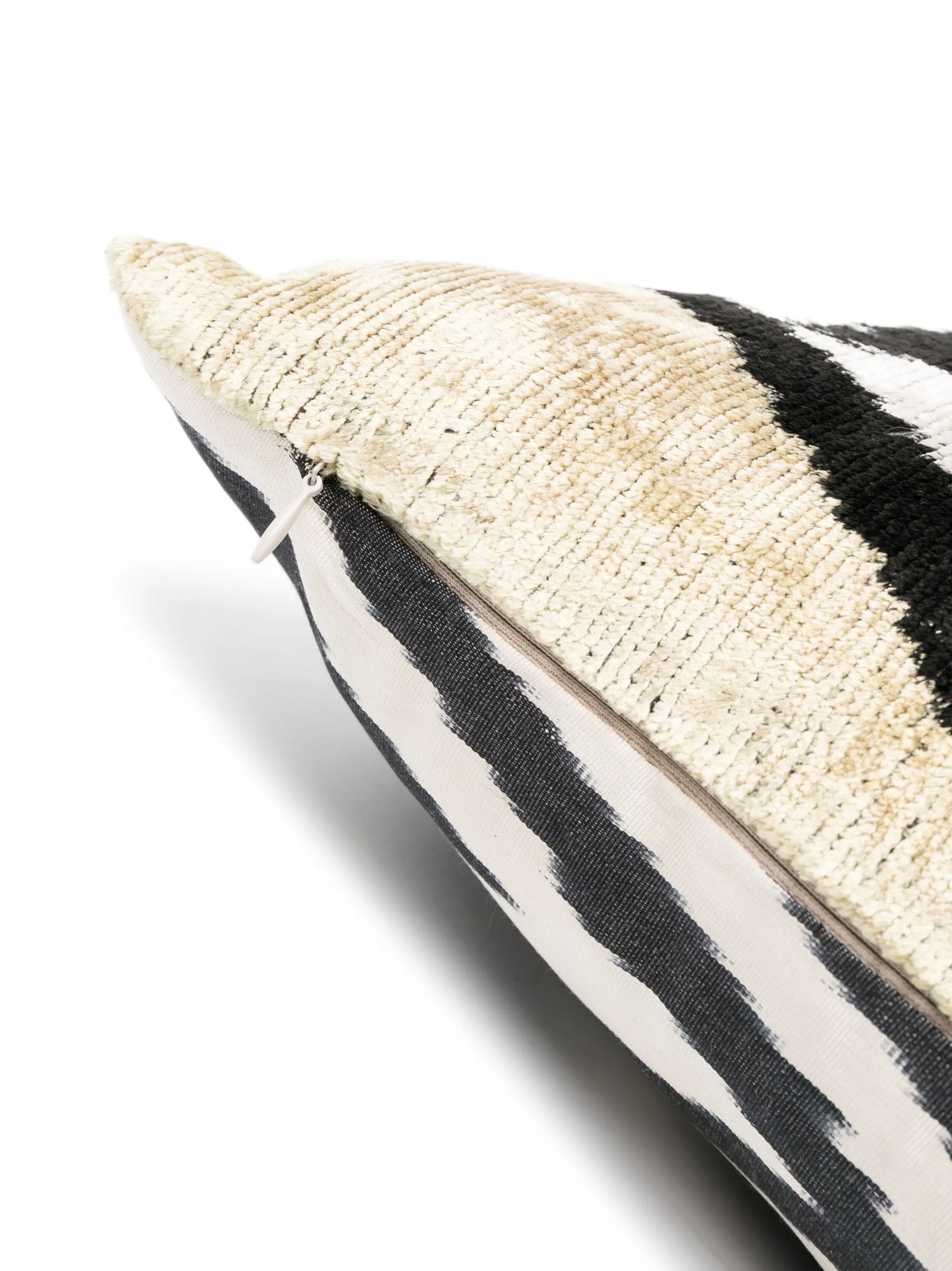 jacquard silk velvet cushion