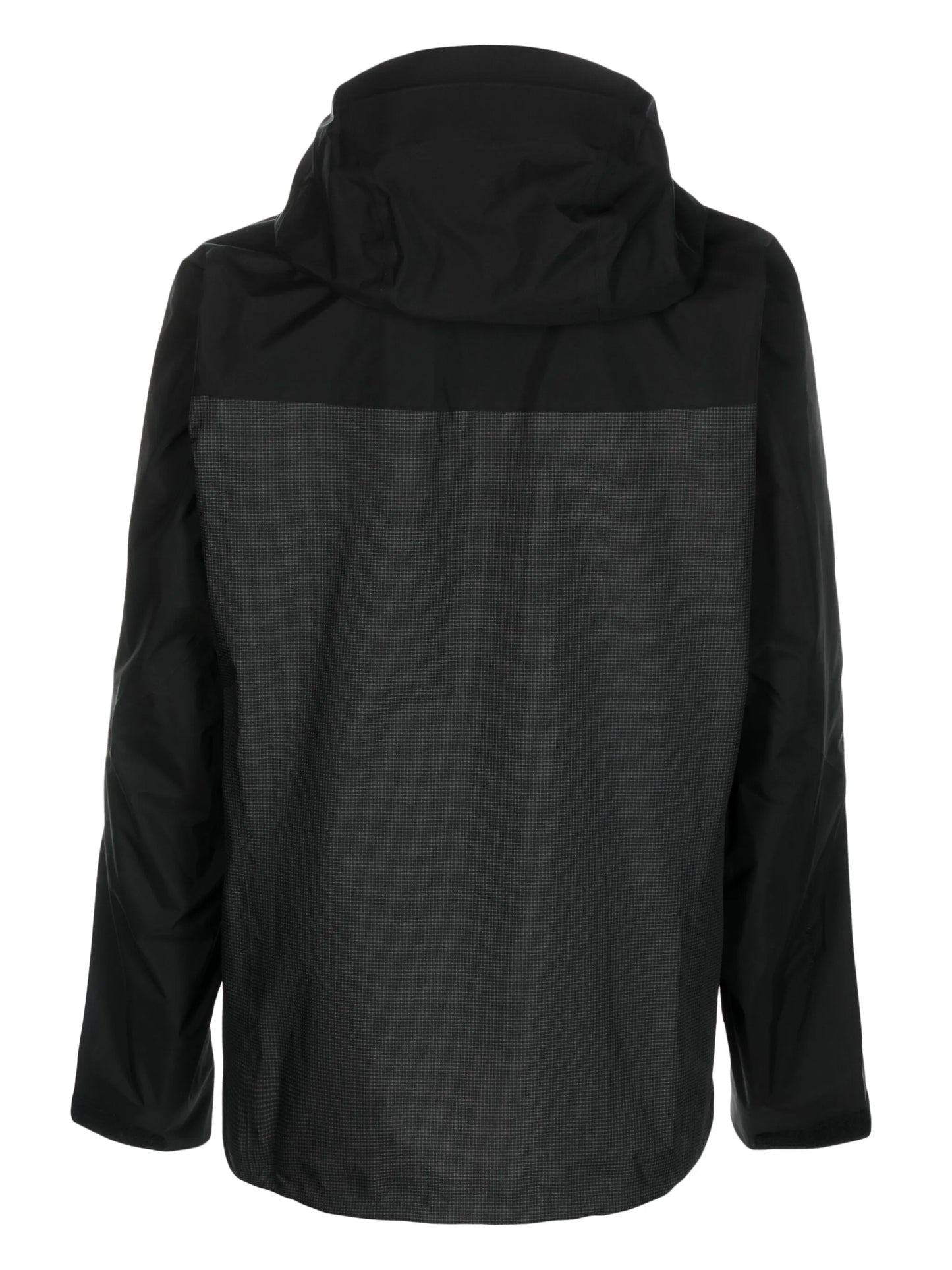Alpha logo-embroidered hooded jacket