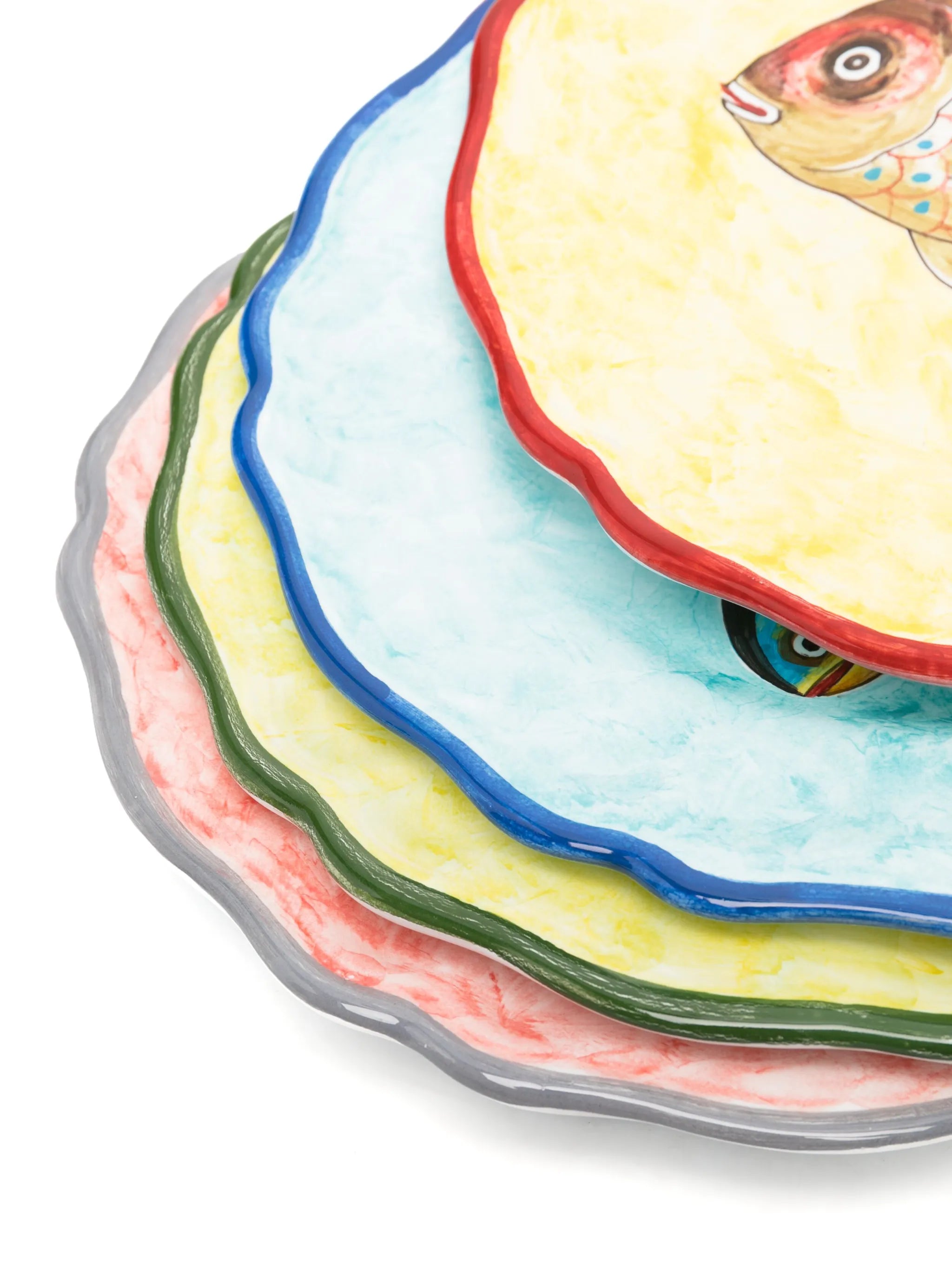 Fish Collection dinner plates (set of 4)