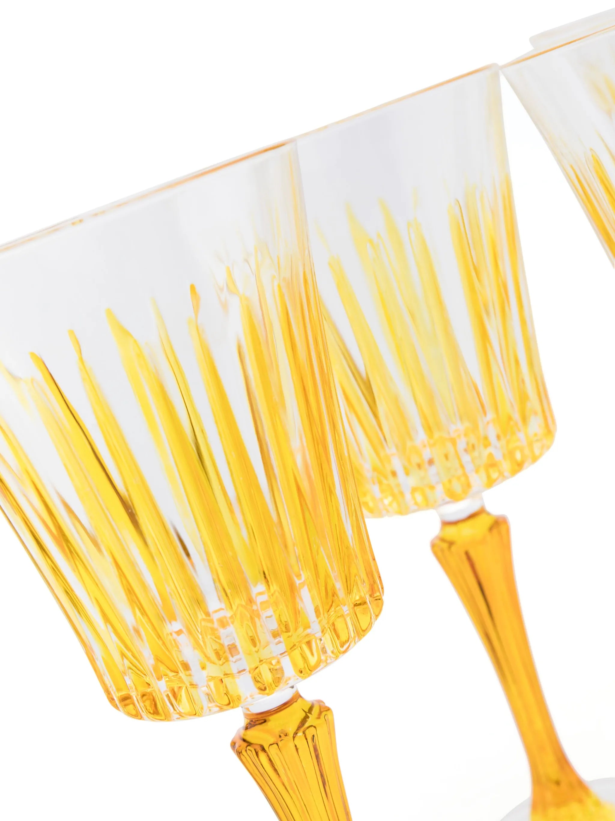 crystal wine goblets (set of four)