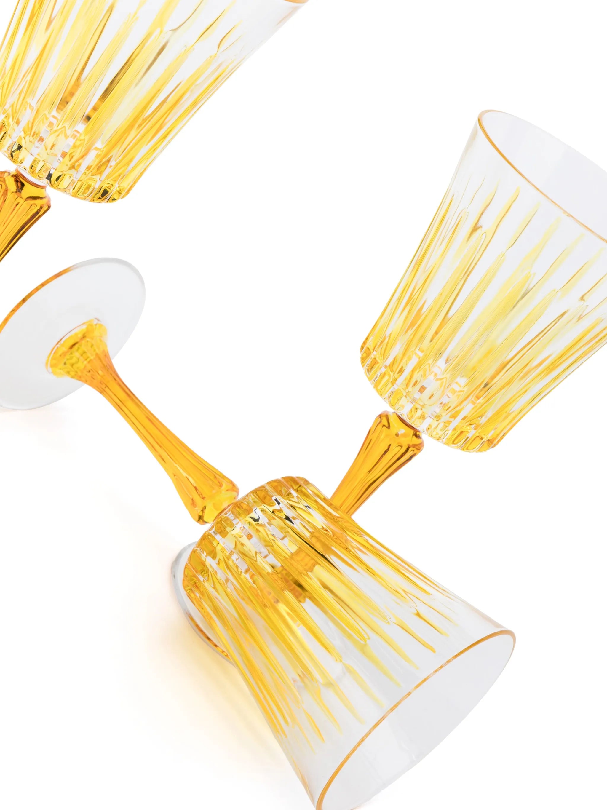 crystal wine goblets (set of four)