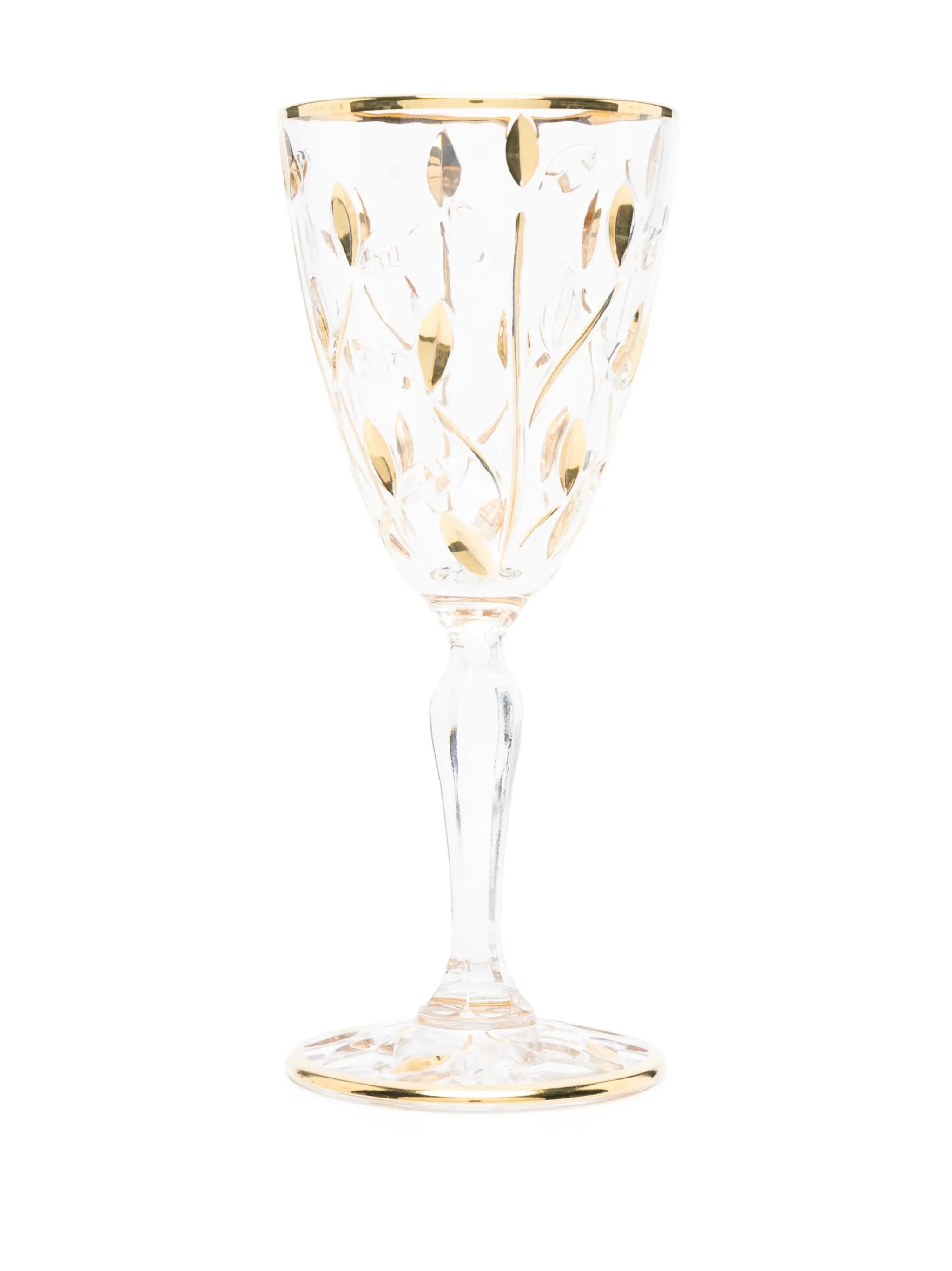 crystal goblet glasses (set of four)