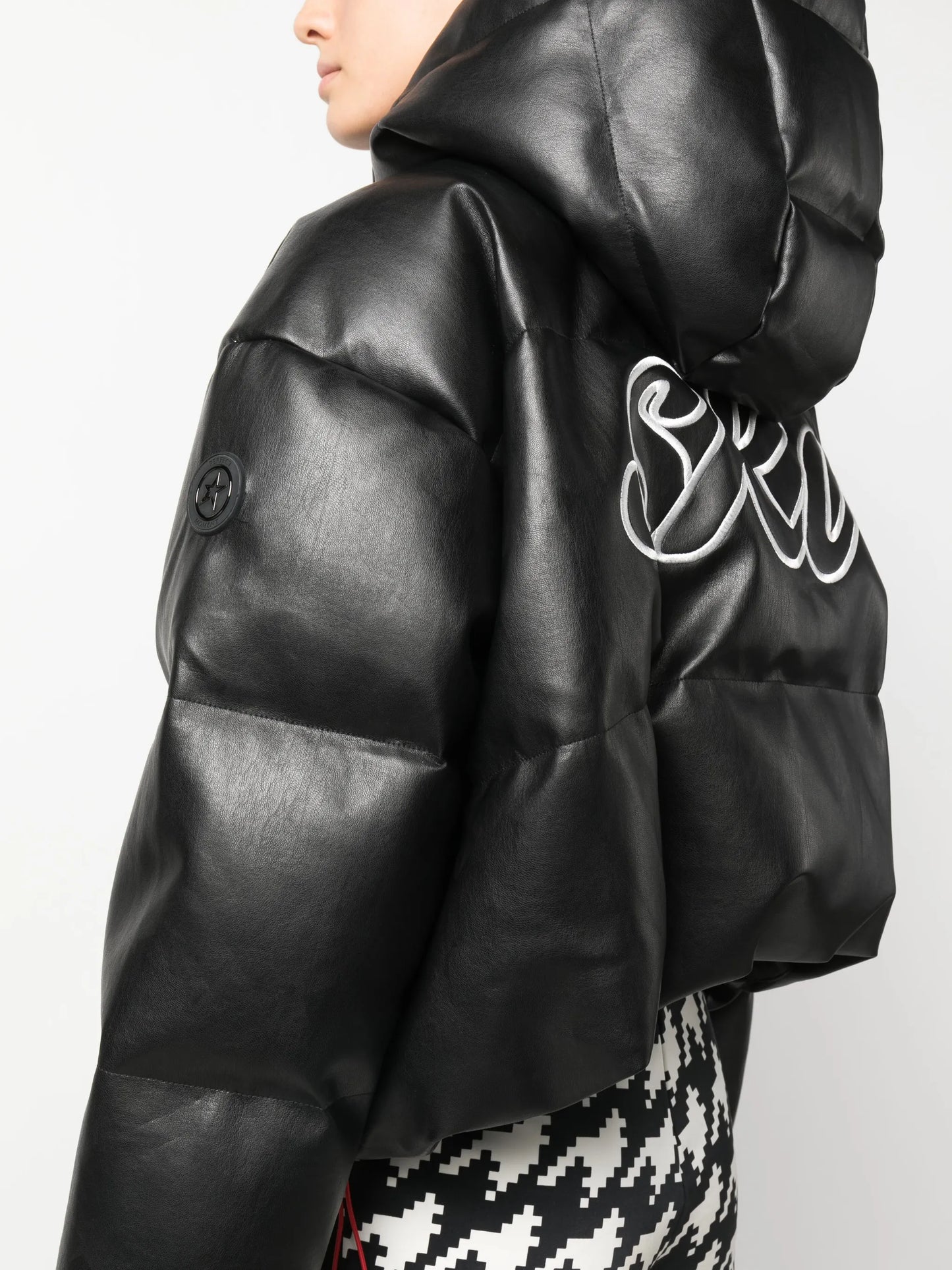 Taos cropped quilted ski jacket