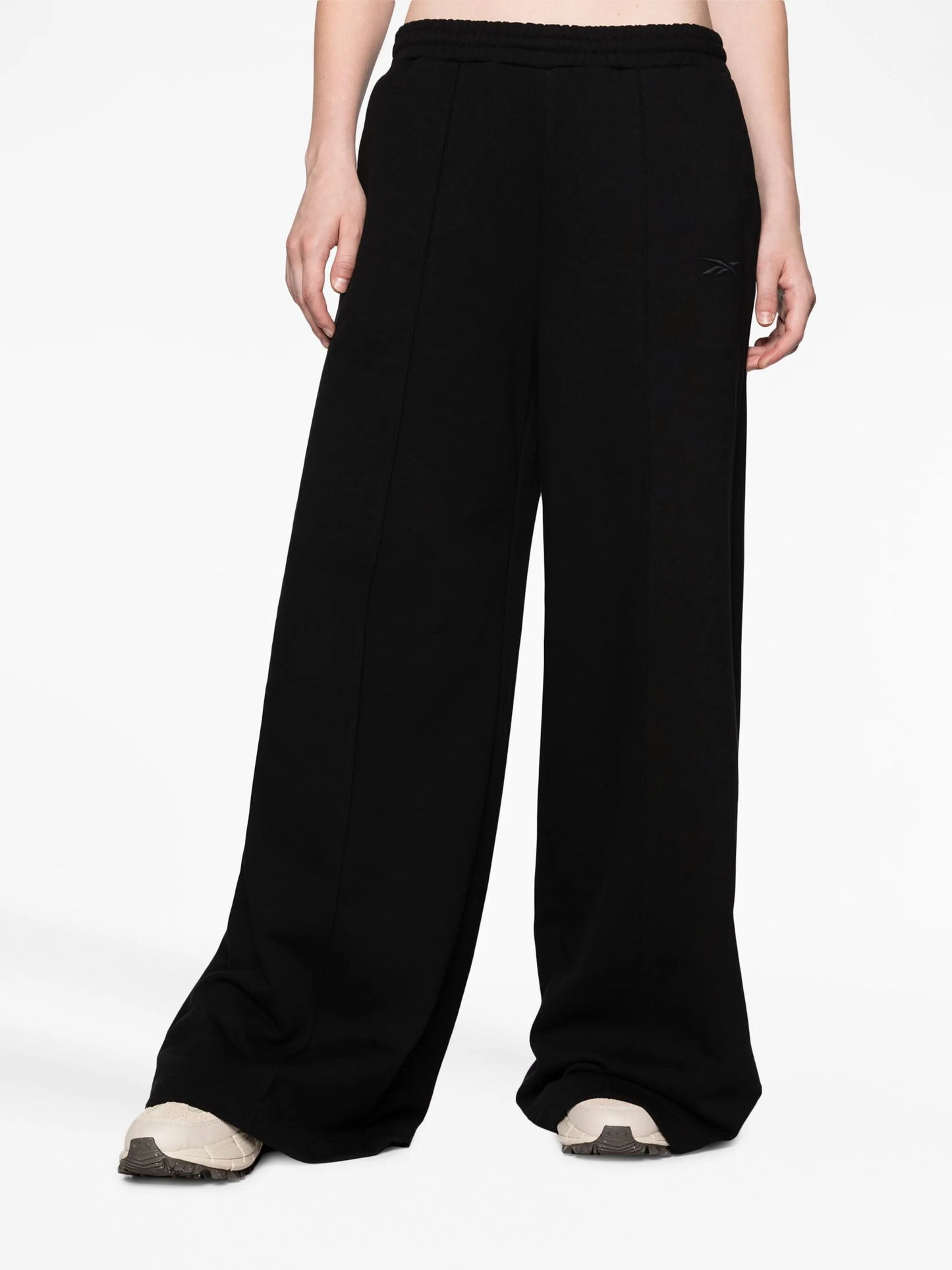 wide-leg cotton track pants