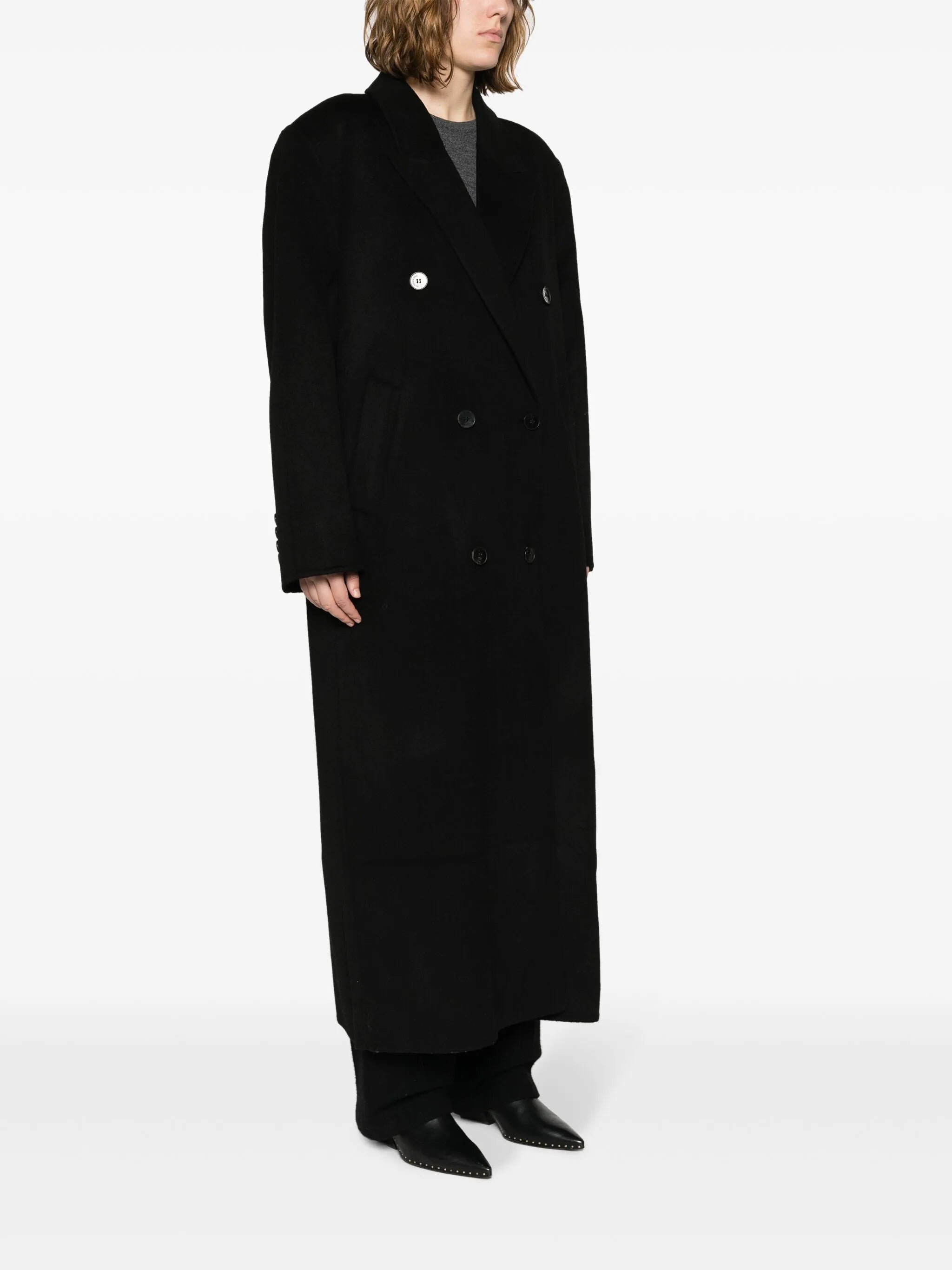 Gaia double-breasted coat