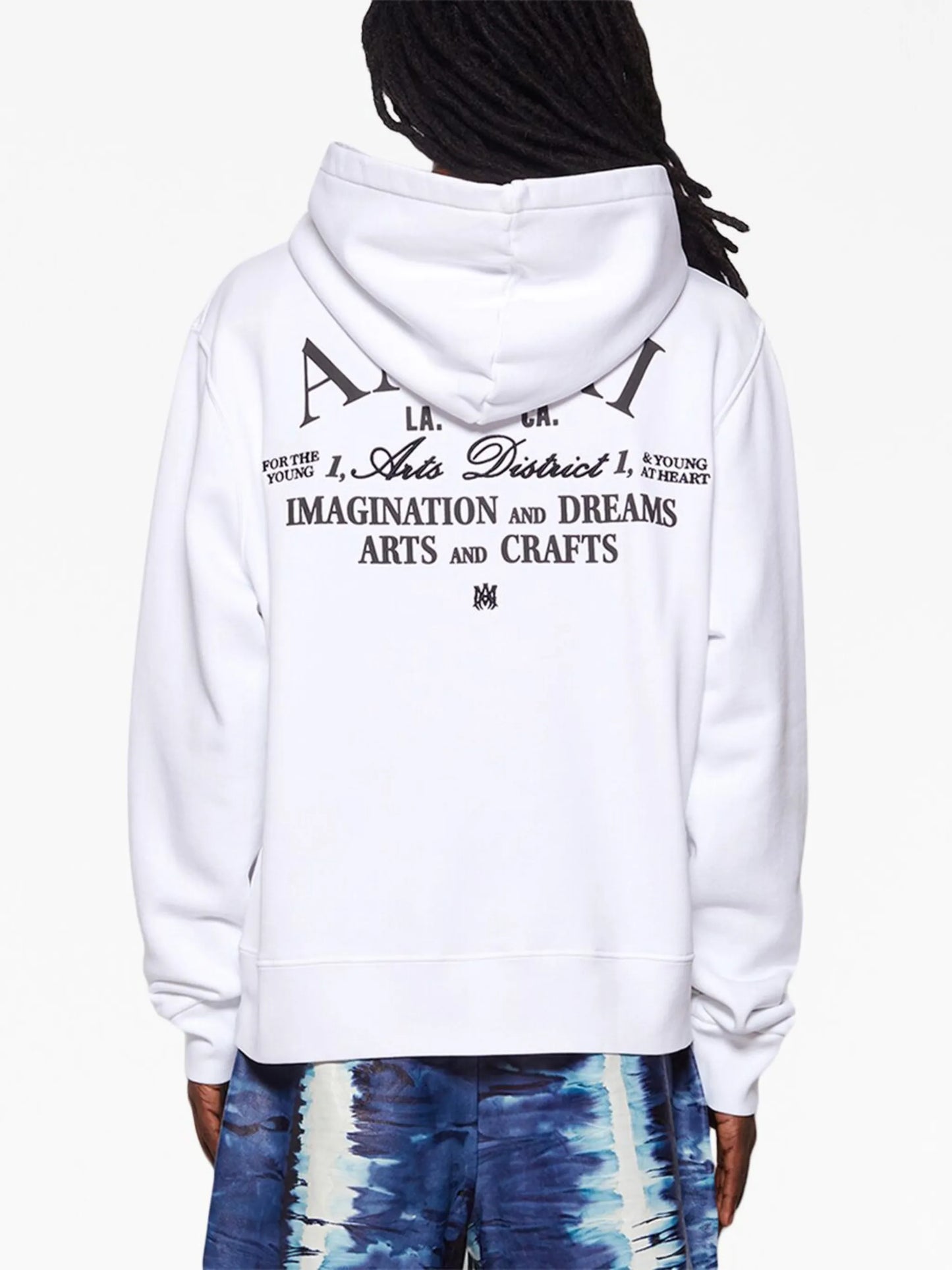 logo-print cotton hoodie