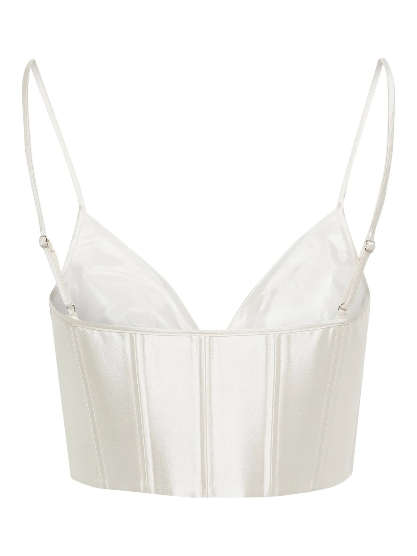 zip-up bralette top