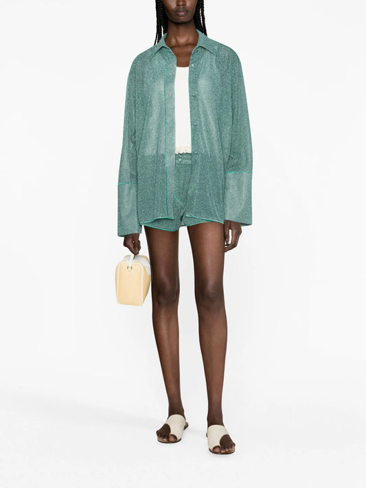 Lumiere lurex shorts