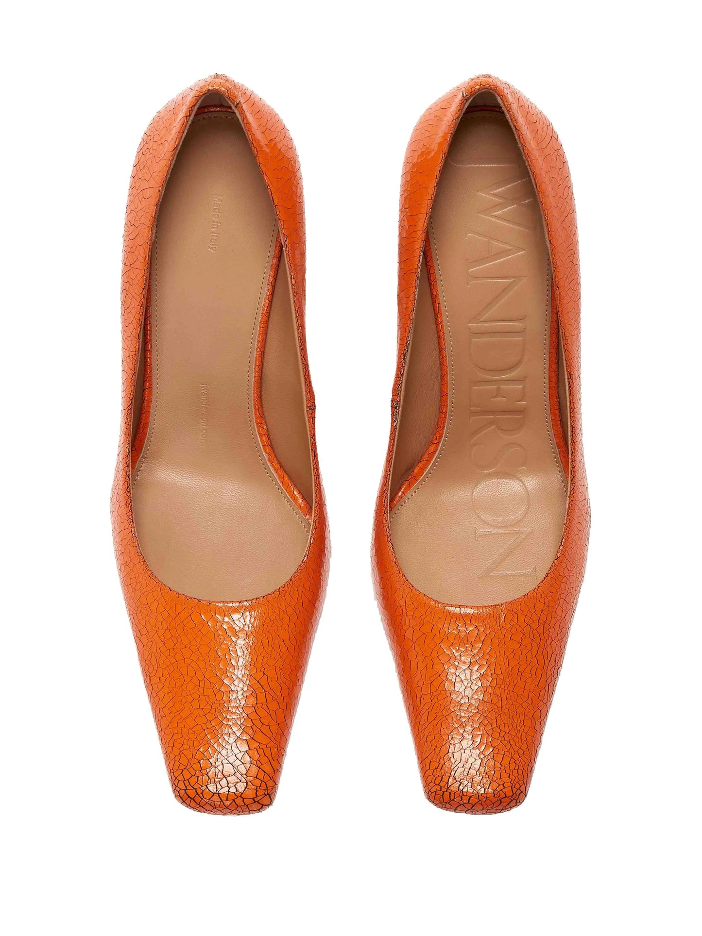 JW Bubble Heel leather pumps