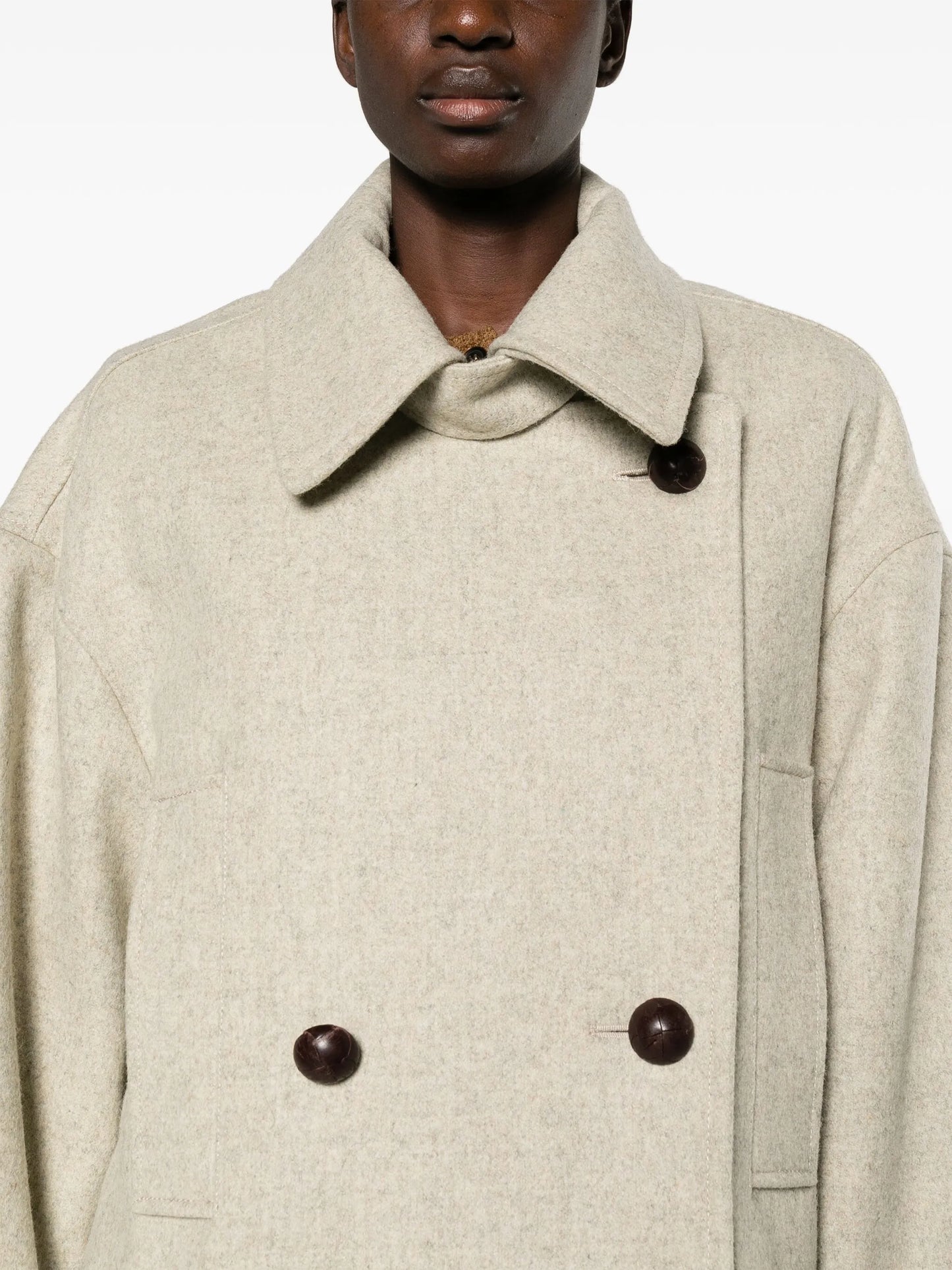 Fabiola double-breasted coat
