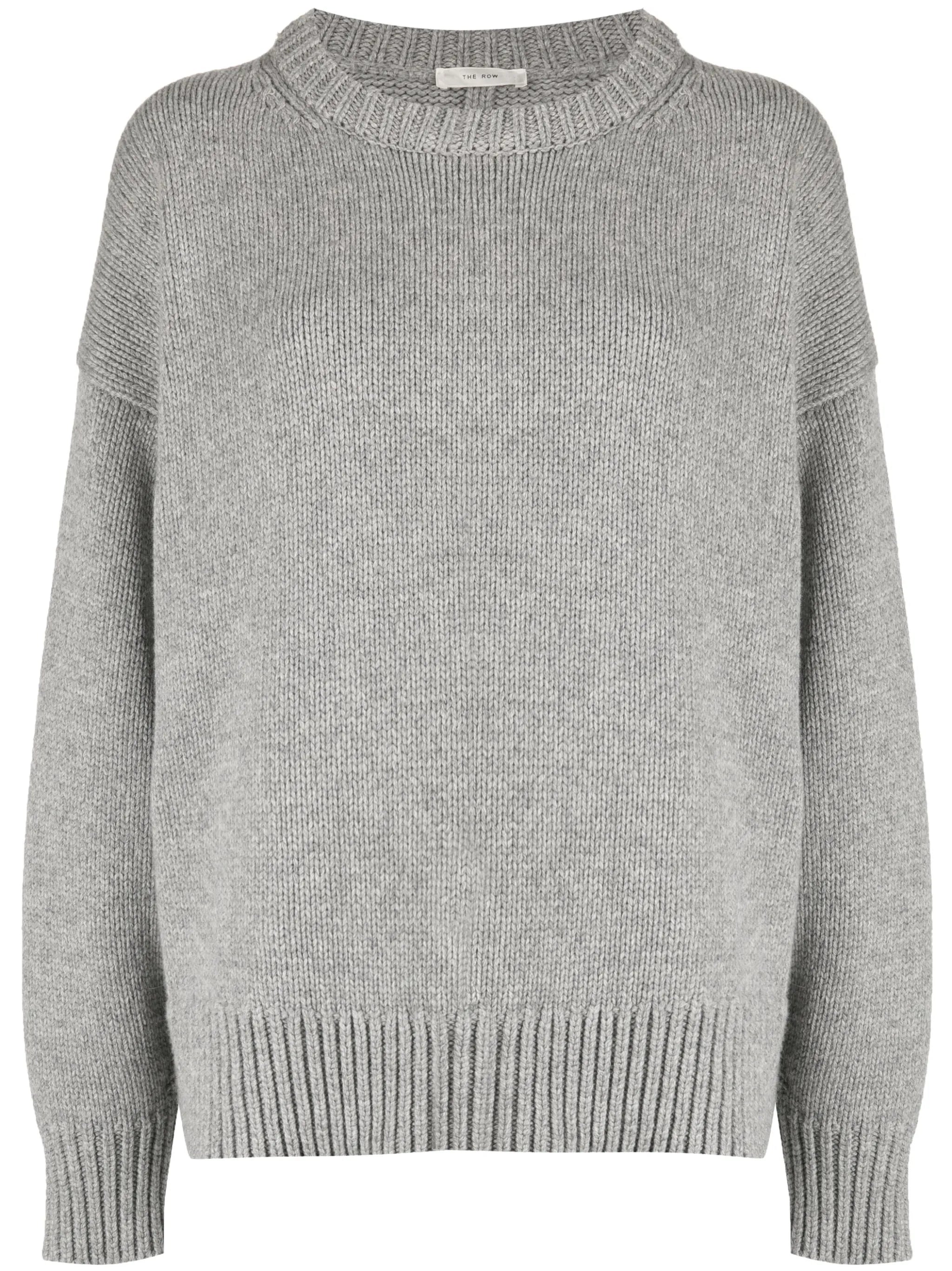 drop-shoulder crewneck jumper