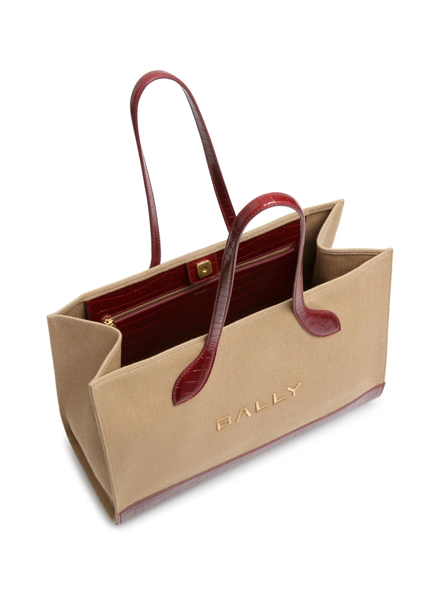Bar logo-print tote bag