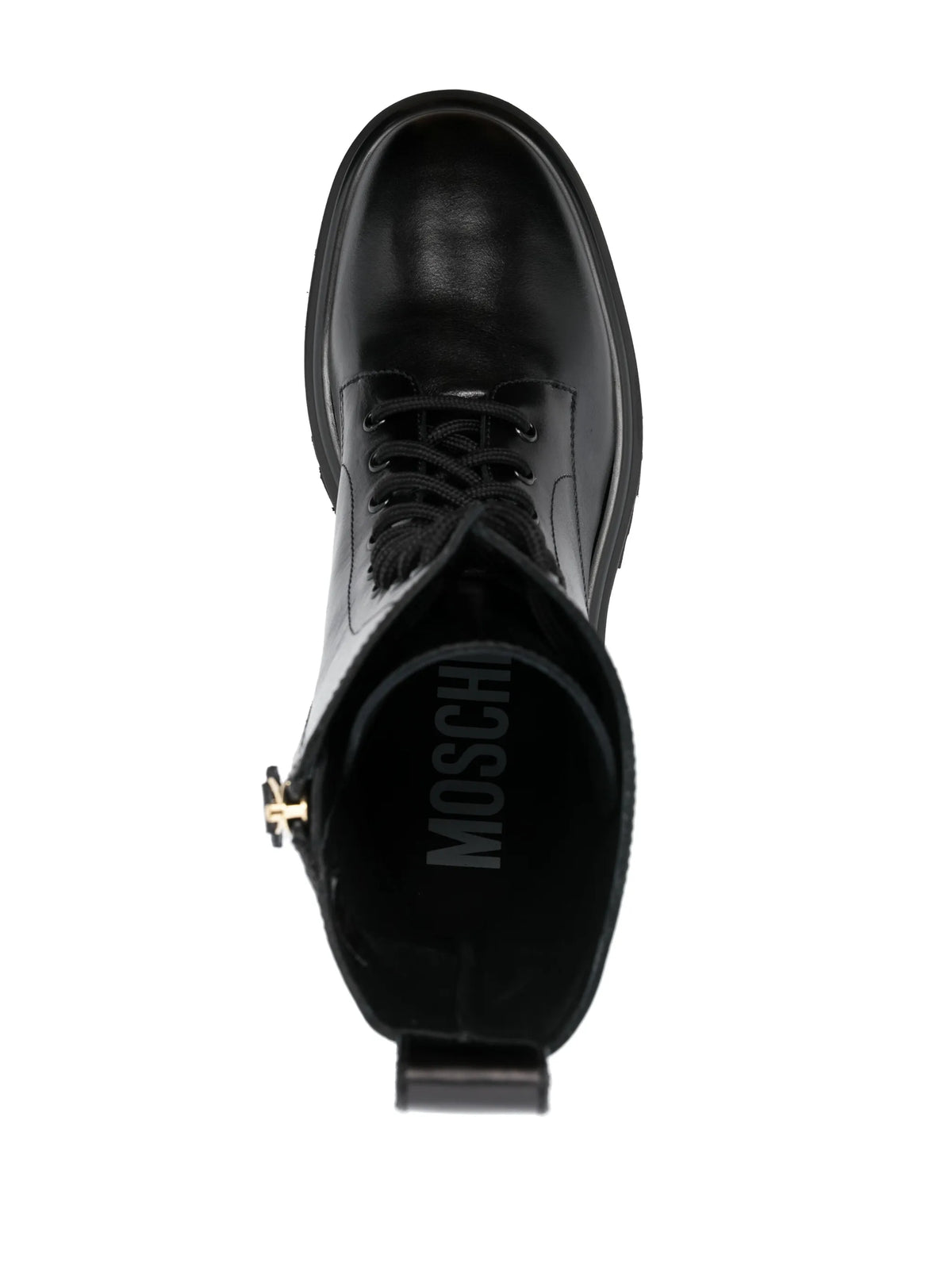 logo-embossed ankle boots
