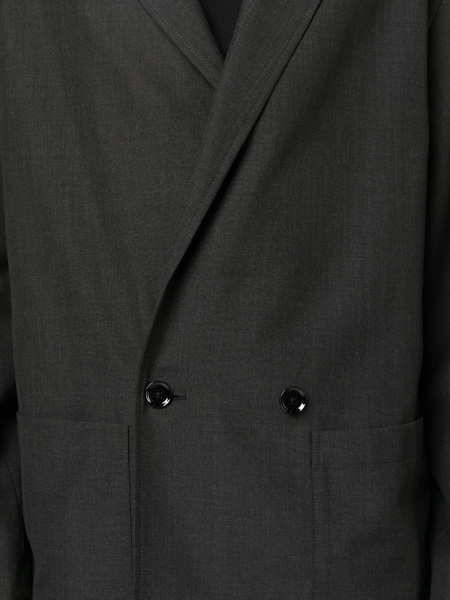 double-breasted cotton-blend blazer
